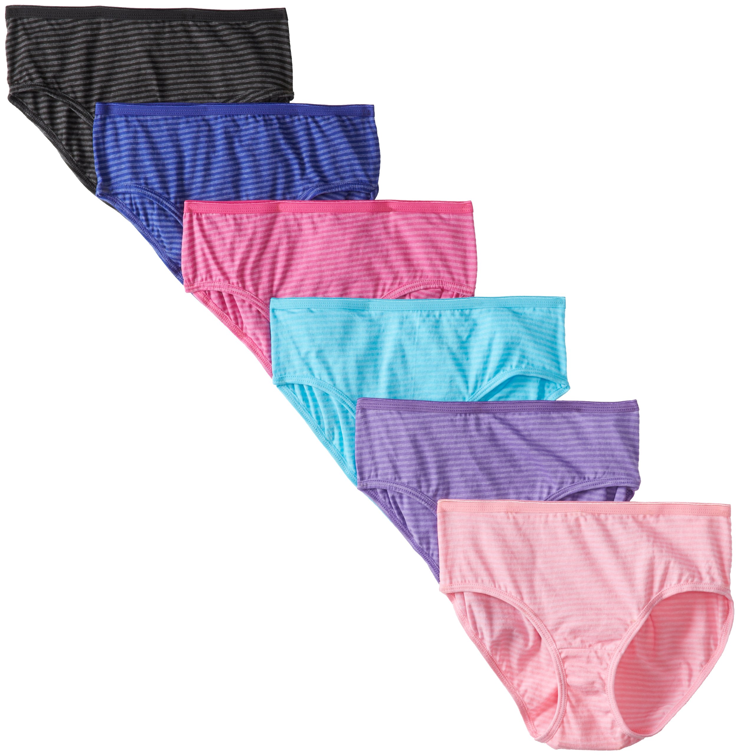Hanes Women's Sporty Cotton Hipster Underwear - Soft Breathable Panties for Workout, Yoga & Everyday Comfort