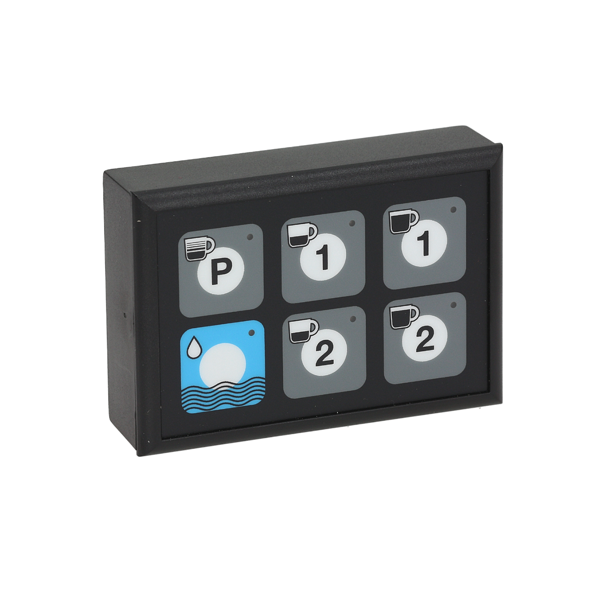 ECM Six Button Touch Pad - Smart Home Control Panel for Alexa & Google Assistant | Easy Installation & Customizable Scenes | Perfect for Living Room, Bedroom, or Office Automation