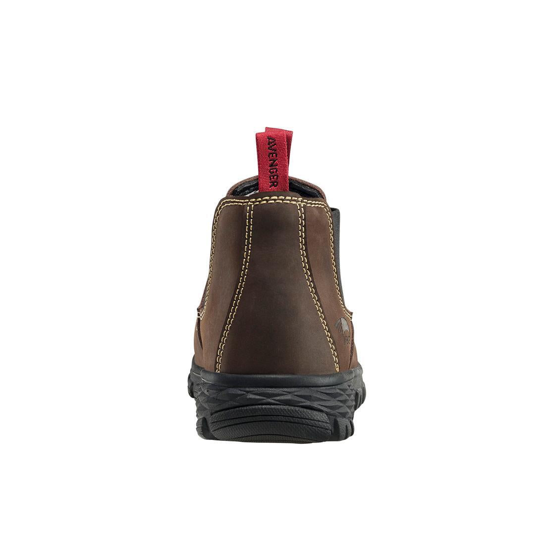 Flight Women’s SD10 Alloy Toe Romeo Work Shoe - Brown Leather Slip-Resistant Safety Shoes for Construction, Warehouse & Industrial Work