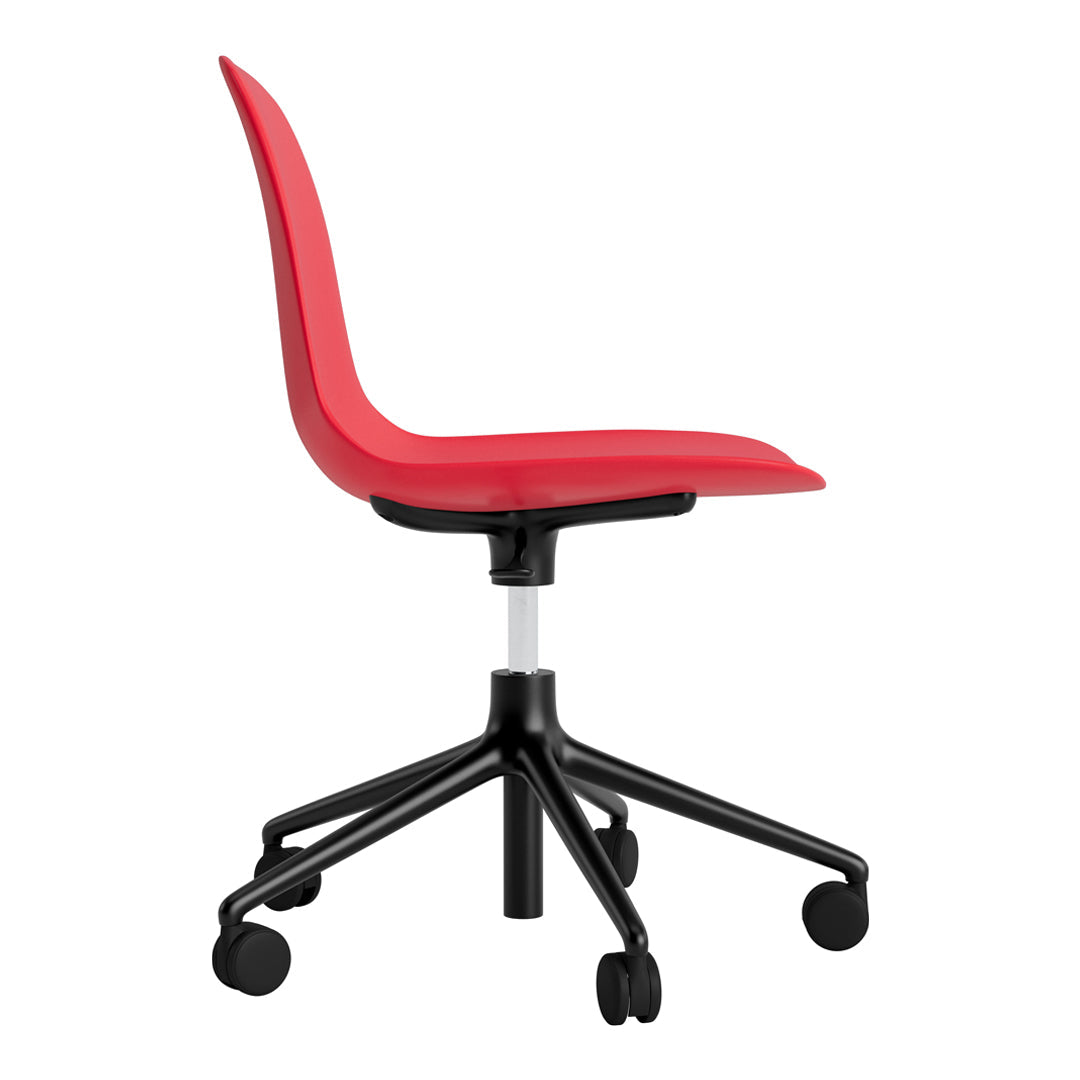 Ergonomic Form Chair with 5W Swivel Base & Gas Lift - Adjustable Office Chair for Home & Workspace - Perfect for Computer Desk, Gaming, and Professional Workstations