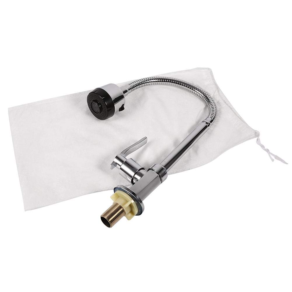 Zinc Alloy Kitchen Faucet - Easy Installation for Home & Hotel Use