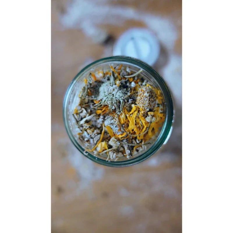 Organic Mummy & Me Oatmeal Bath Salts 500g - Soothing Skin Relief for Babies & Moms - Perfect for Relaxing Bath Time & Sensitive Skin Care