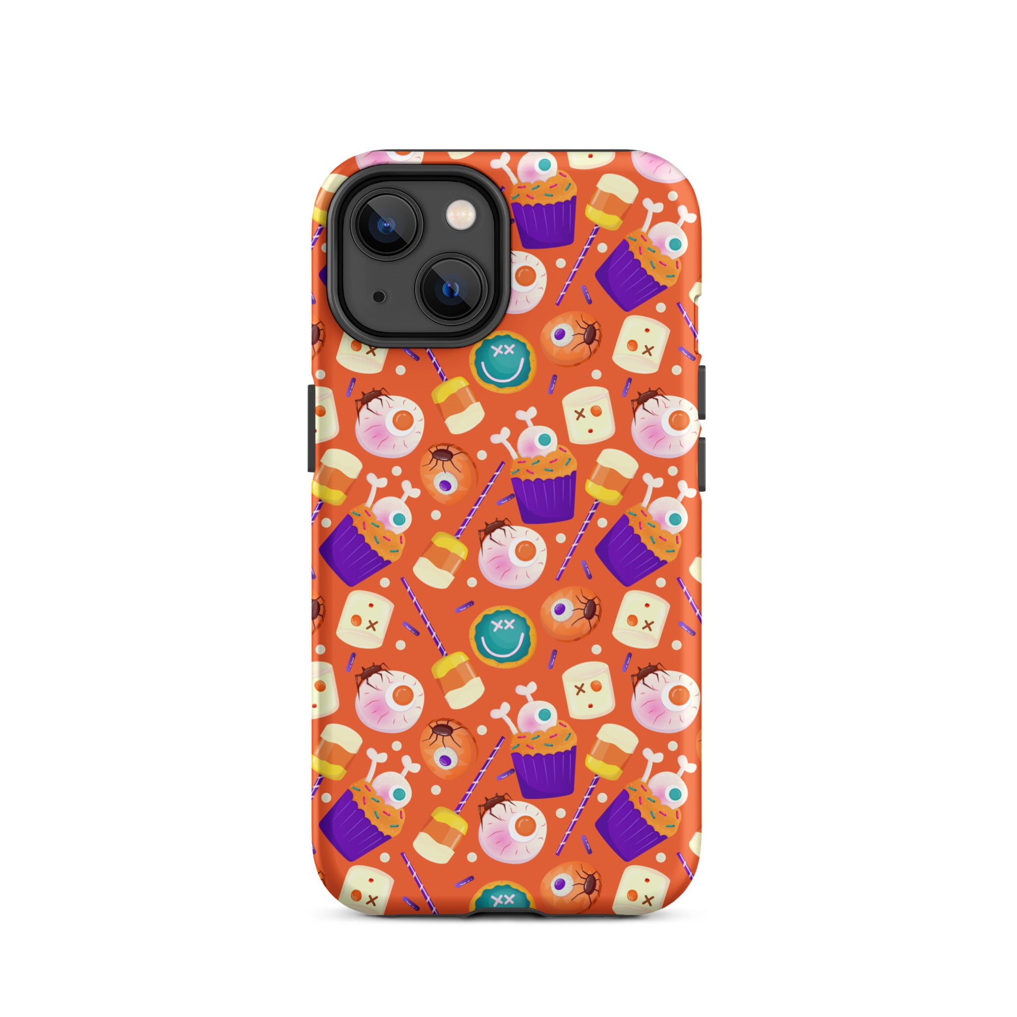 Halloween Trick or Treat Premium Shockproof iPhone Case - Cute Pumpkin Design for iPhone 14/13/12 Pro Max - Perfect for Halloween Parties, Costume Events & Spooky Decorations