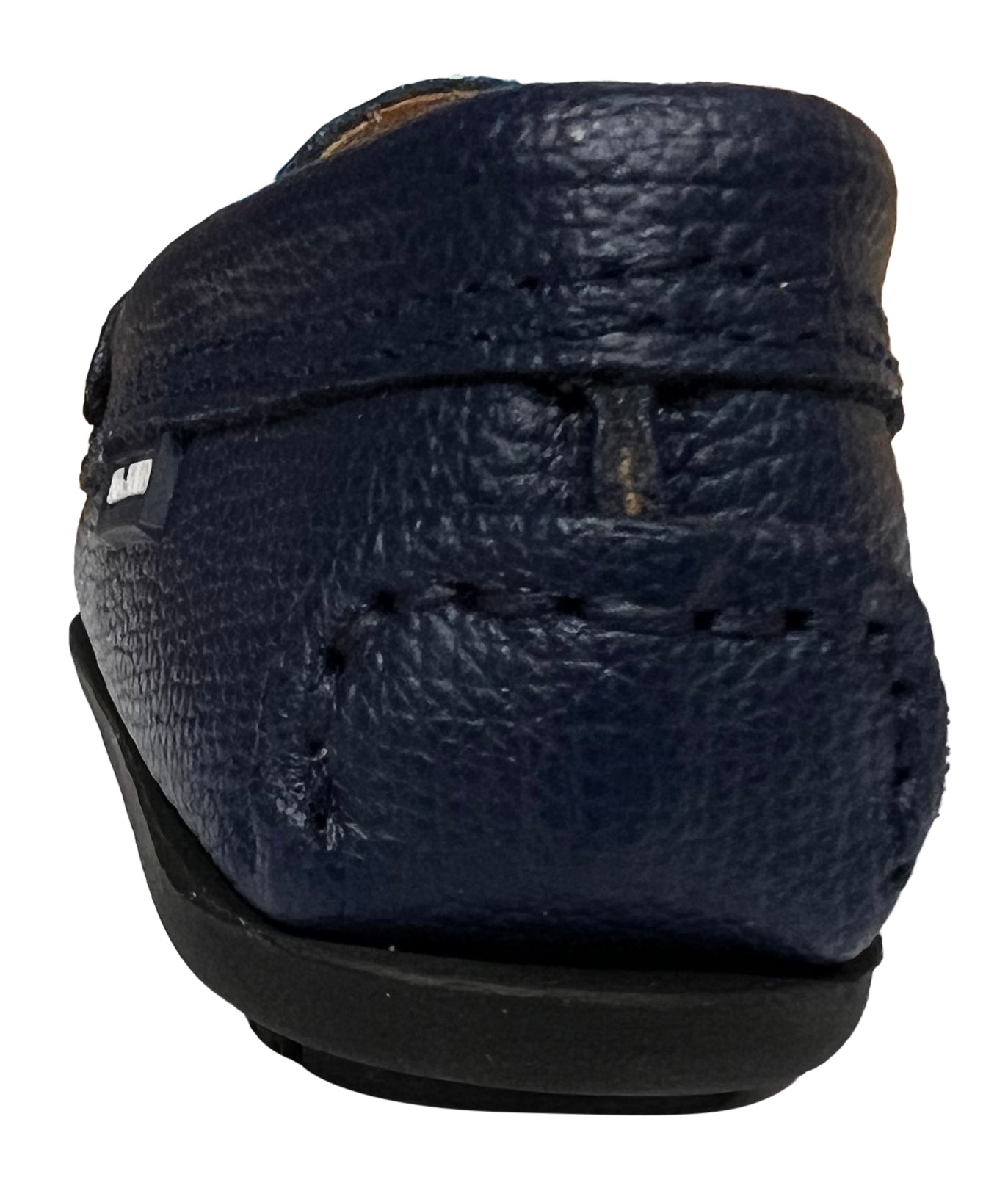 **Atlanta Moccasin Loafers for Boys & Girls – Soft Blue Grain Leather – Perfect for School, Play & Casual Outings**
