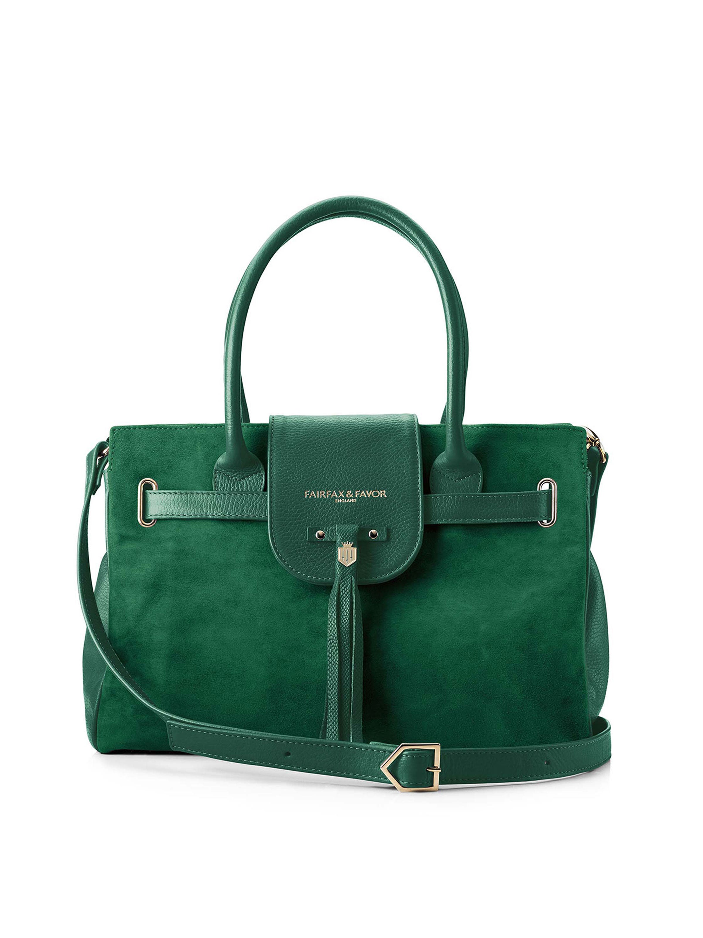 Windsor Emerald Green Handbag for Women - Stylish & Elegant Crossbody Purse for Work, Travel & Everyday Use