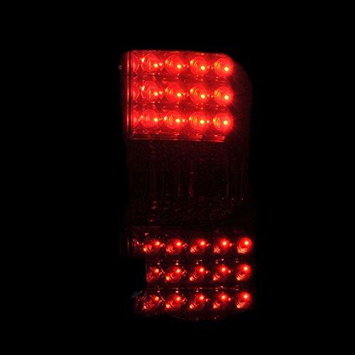 Red & Clear LED Tail Lights G2 Assembly Set for Chevrolet Tahoe/Suburban & GMC Denali - Left Driver & Right Passenger Side Replacement - Upgrade Your Truck's Style & Safety for Night Driving & Off-Road Adventures
