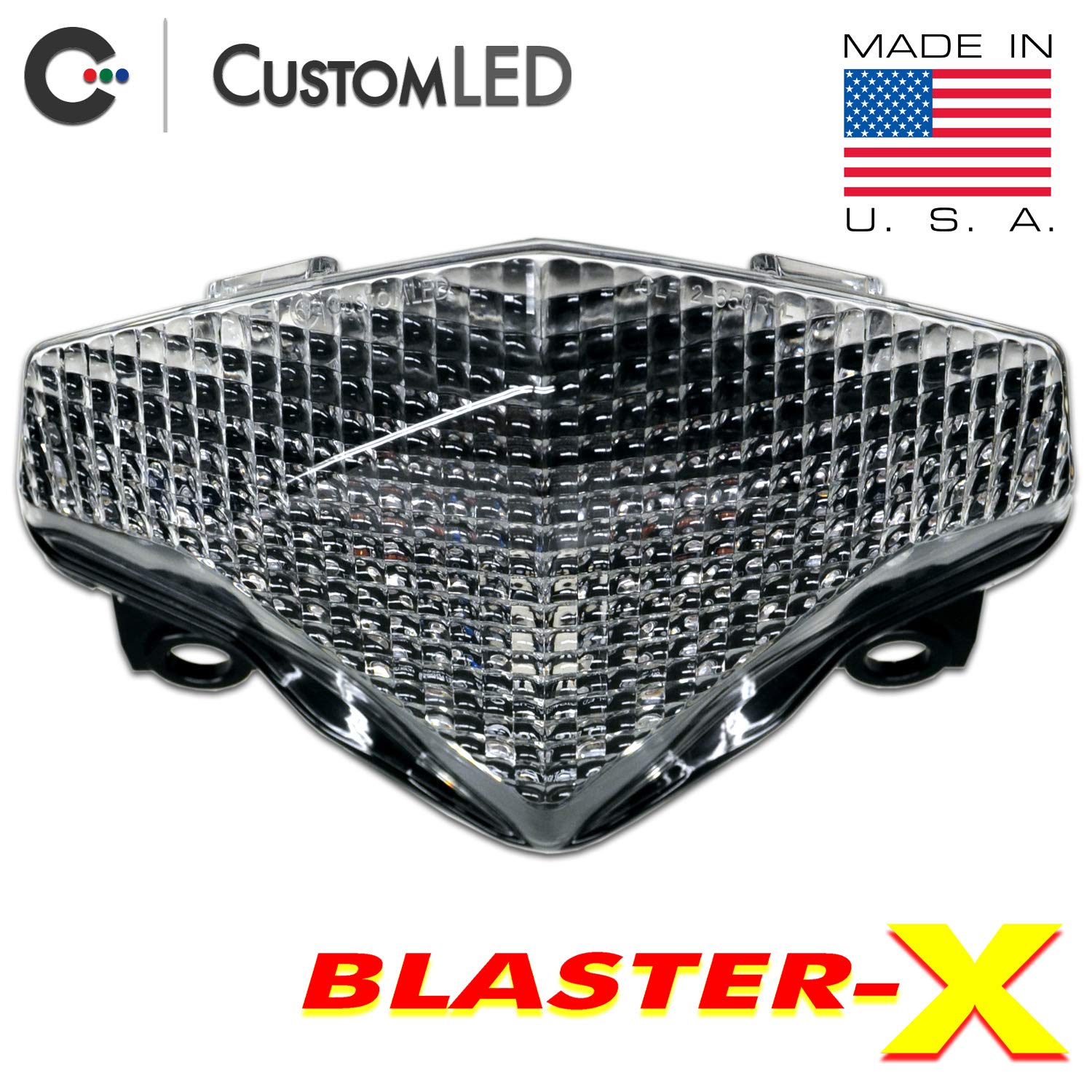 Blaster-X Integrated LED Tail Light for 2012-2016 Kawasaki Ninja 650 | High Visibility Brake Light | Easy Installation | Perfect for Night Riding & Custom Motorcycle Upgrades