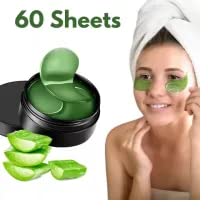 Natural Under Eye Sheet Mask for Dark Circles - Reduce Puffiness & Brighten Skin | Perfect for Nighttime Skincare & Travel