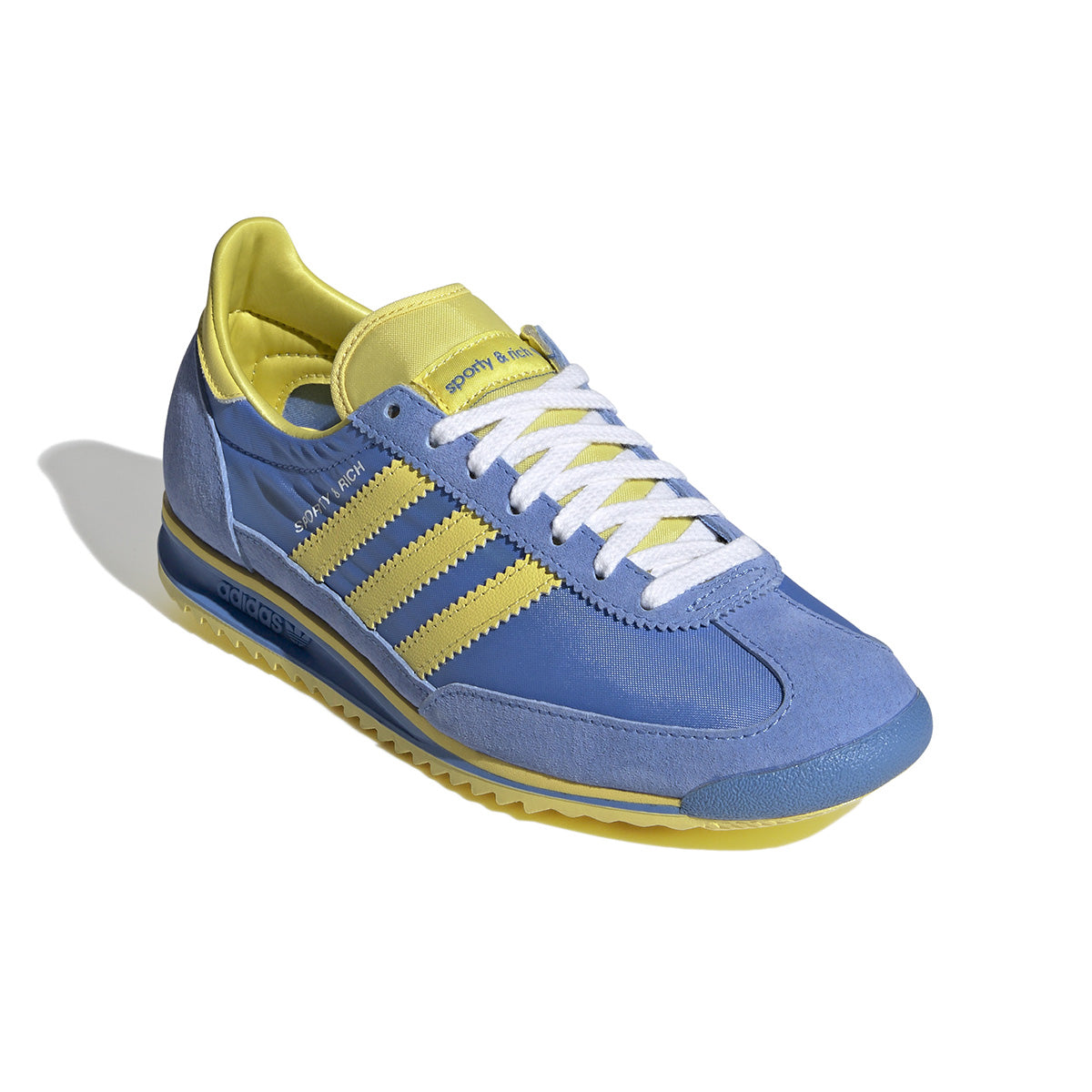 Sporty & Rich SL 72 'Real Blue Light Yellow' Sneakers - Retro Running Shoes for Men & Women - Perfect for Casual Wear, Gym & Street Style Fashion