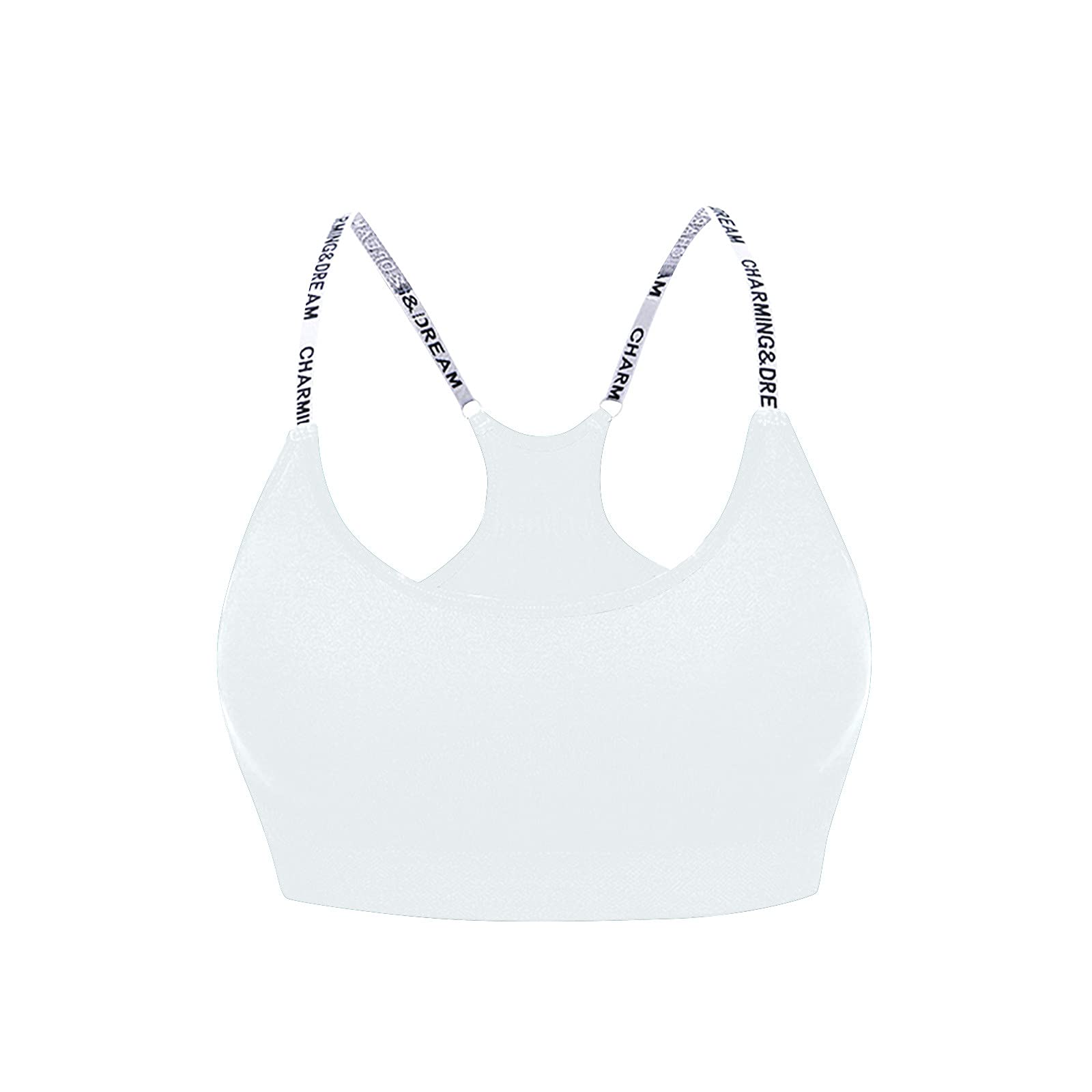 Women's Sling Back Cross Bralette - Comfortable Yoga Sports Bra for Running, Fitness & Everyday Wear - Perfect for Gym, Workouts and Casual Outfits