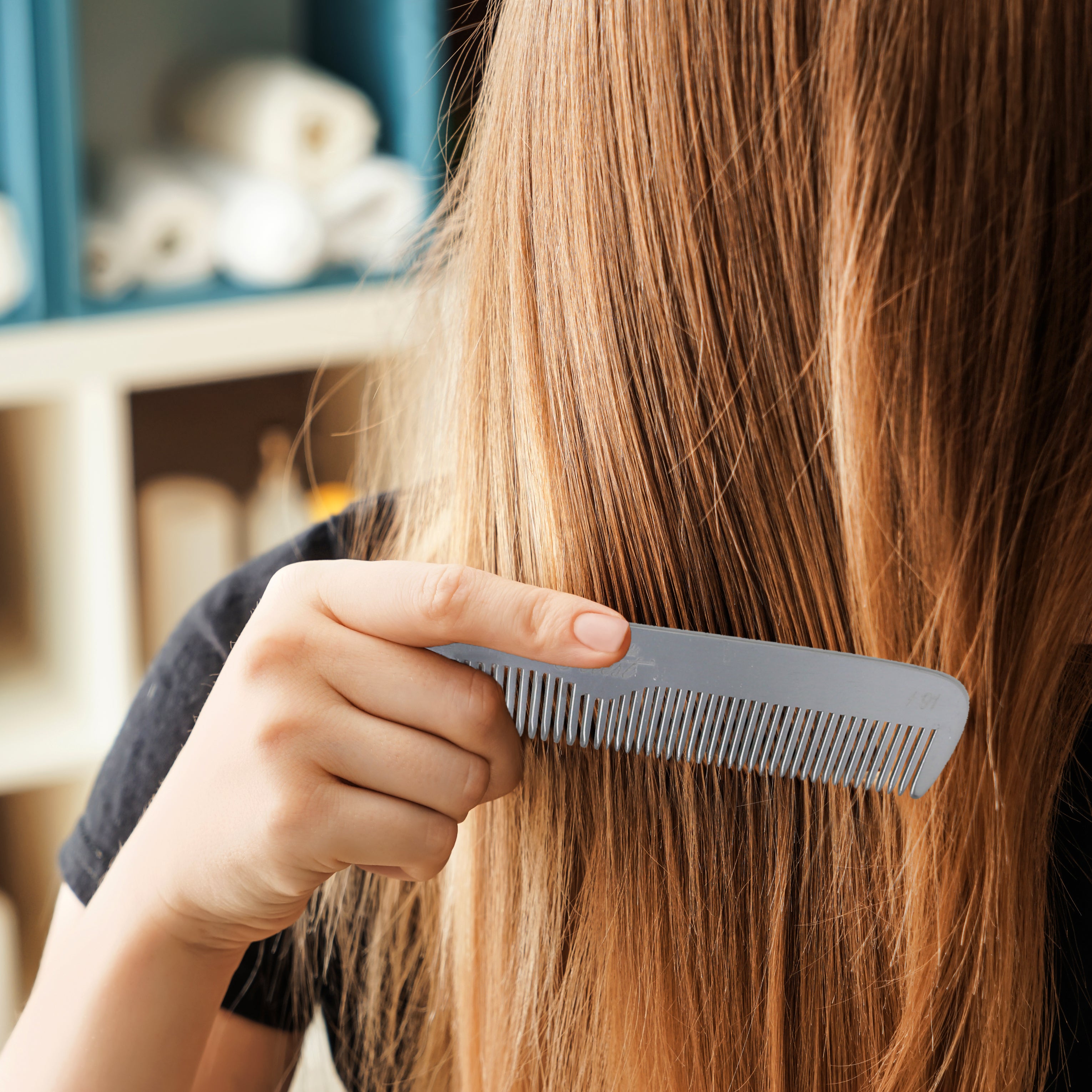Krest Professional Metal Combs - Premium Aluminum Hair Combs 100% Hand Finished for Men & Women - Perfect for Styling, Barber Shops, and Travel