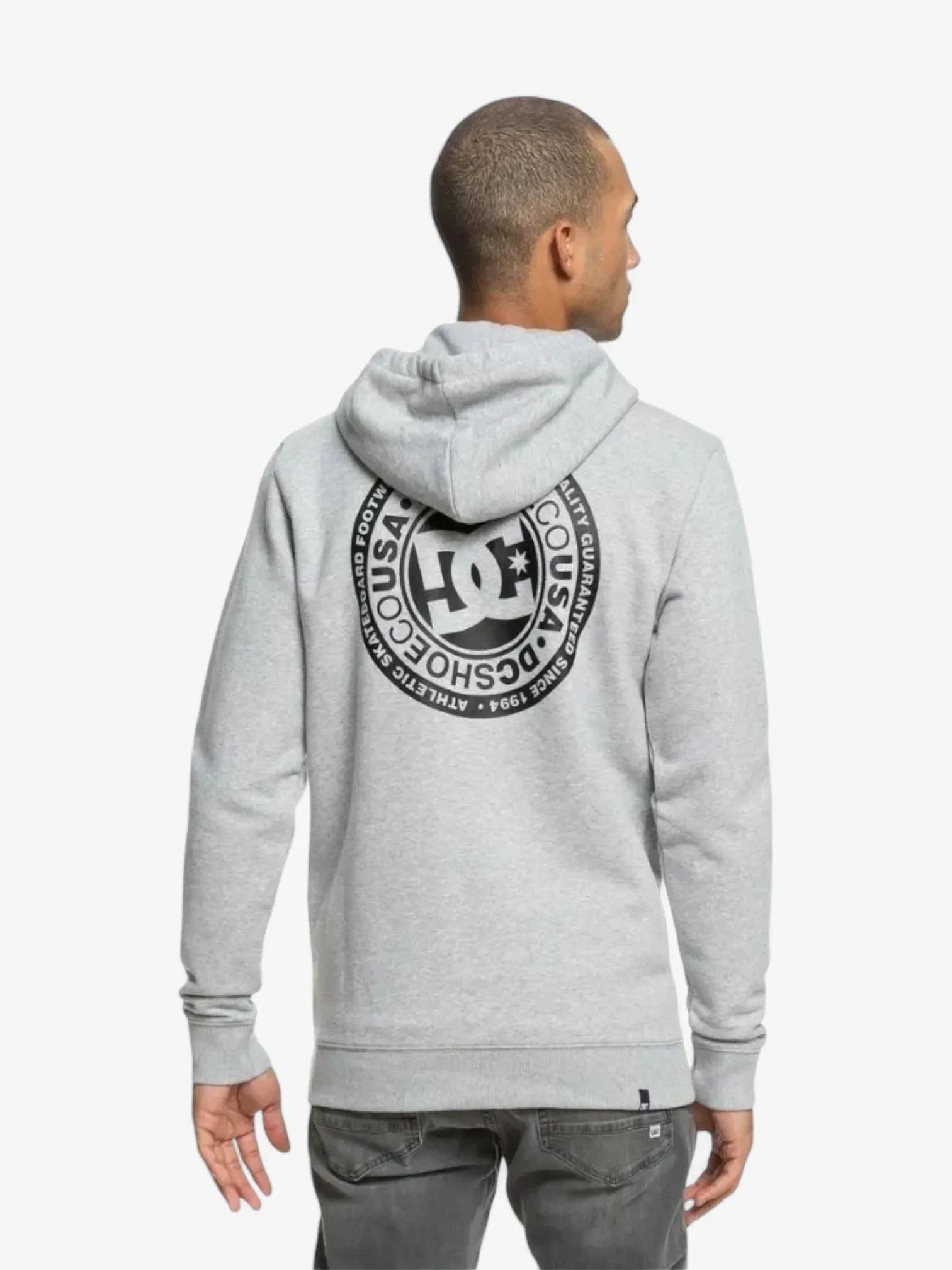 DC Corpo FB Grey Men's Jacket - Lightweight Waterproof Windbreaker for Outdoor Hiking & Urban Streetwear