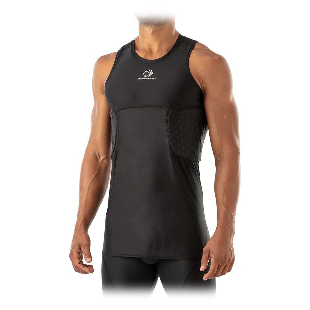 HEX® Basketball Tank Top with 3-Pad Protection - Breathable & Lightweight for Men & Women - Perfect for Training, Games & Outdoor Sports