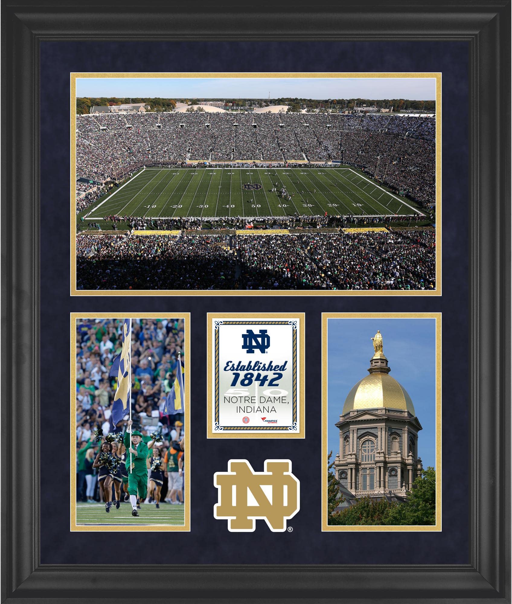 Notre Dame Fighting Irish Stadium Framed 20