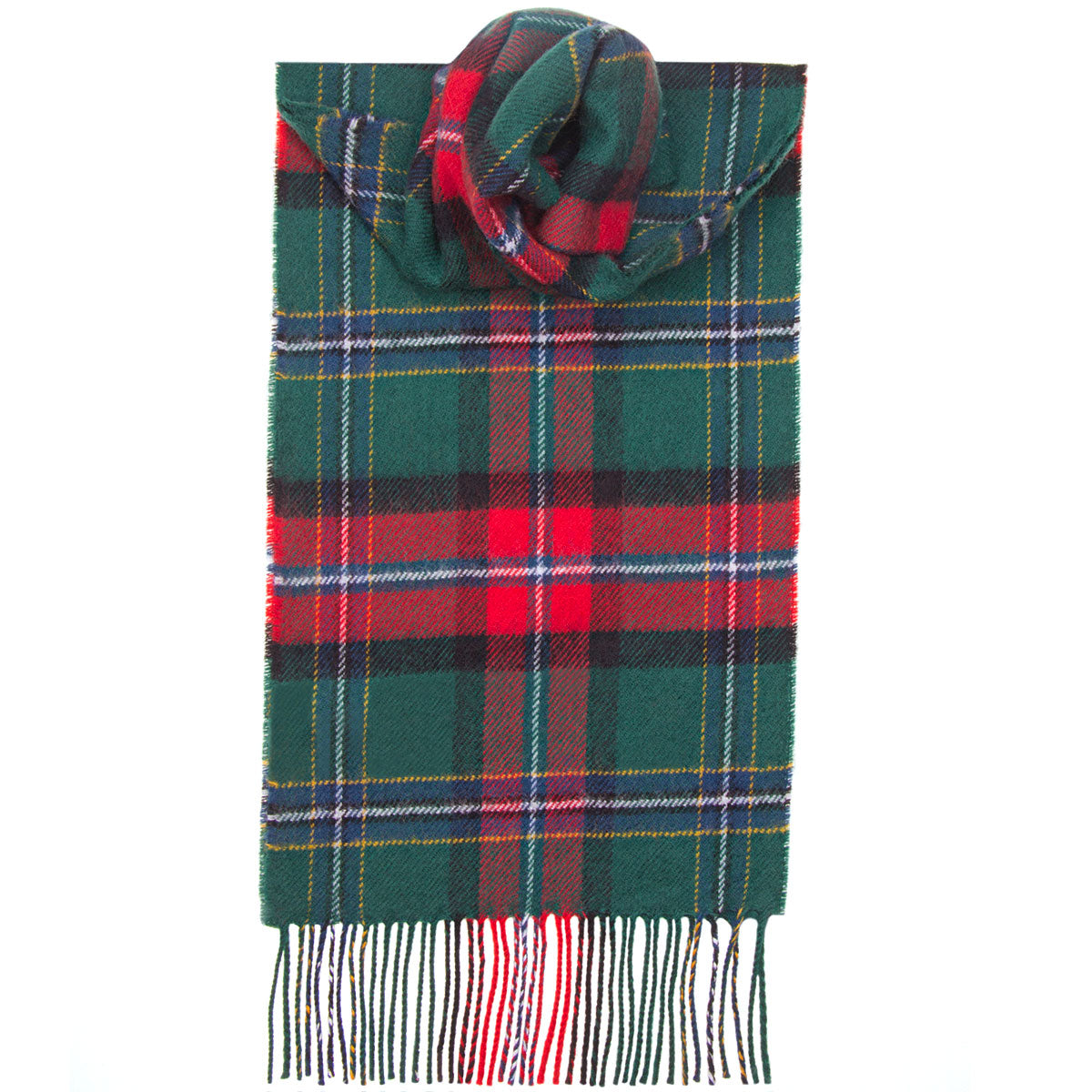 Authentic National Tartan Scarf - Premium Wool Plaid Wrap for Men & Women - Perfect for Scottish Festivals, Winter Fashion & Gift Giving