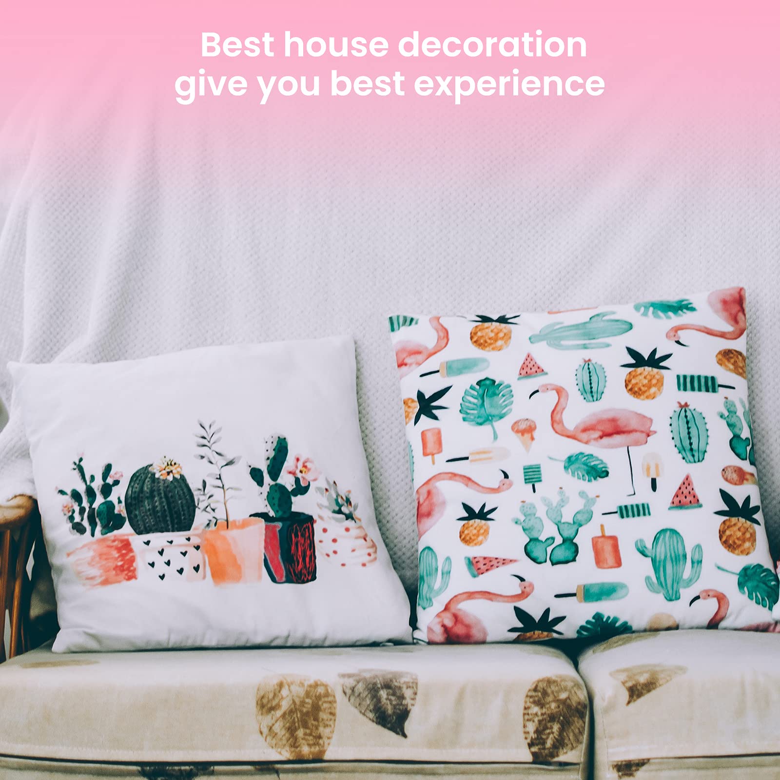 6 Pack White Sublimation Pillow Cases - 18x18 Inch Heat Transfer Polyester Covers with Concealed Zipper for DIY Printing | Perfect for Home Decor, Gifts & Custom Photo Pillows