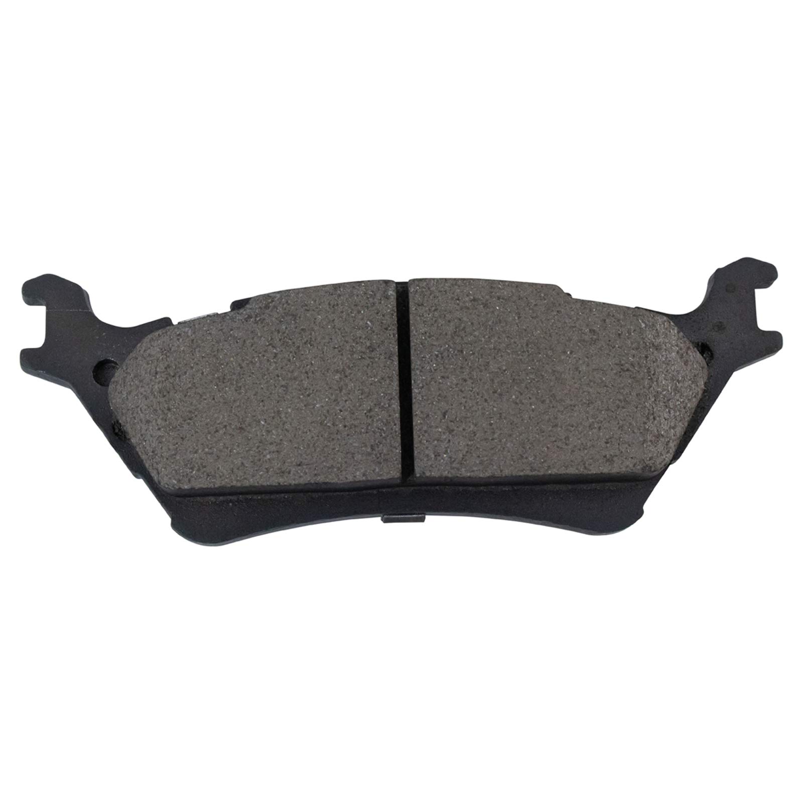 Premium TRQ Rear Performance Brake Pad & Rotor Kit - Ceramic Vented G-Coated Brake Caliper Set for 2015-2018 Ford F-150 | Heavy-Duty Truck Braking System for Towing & Off-Road Use