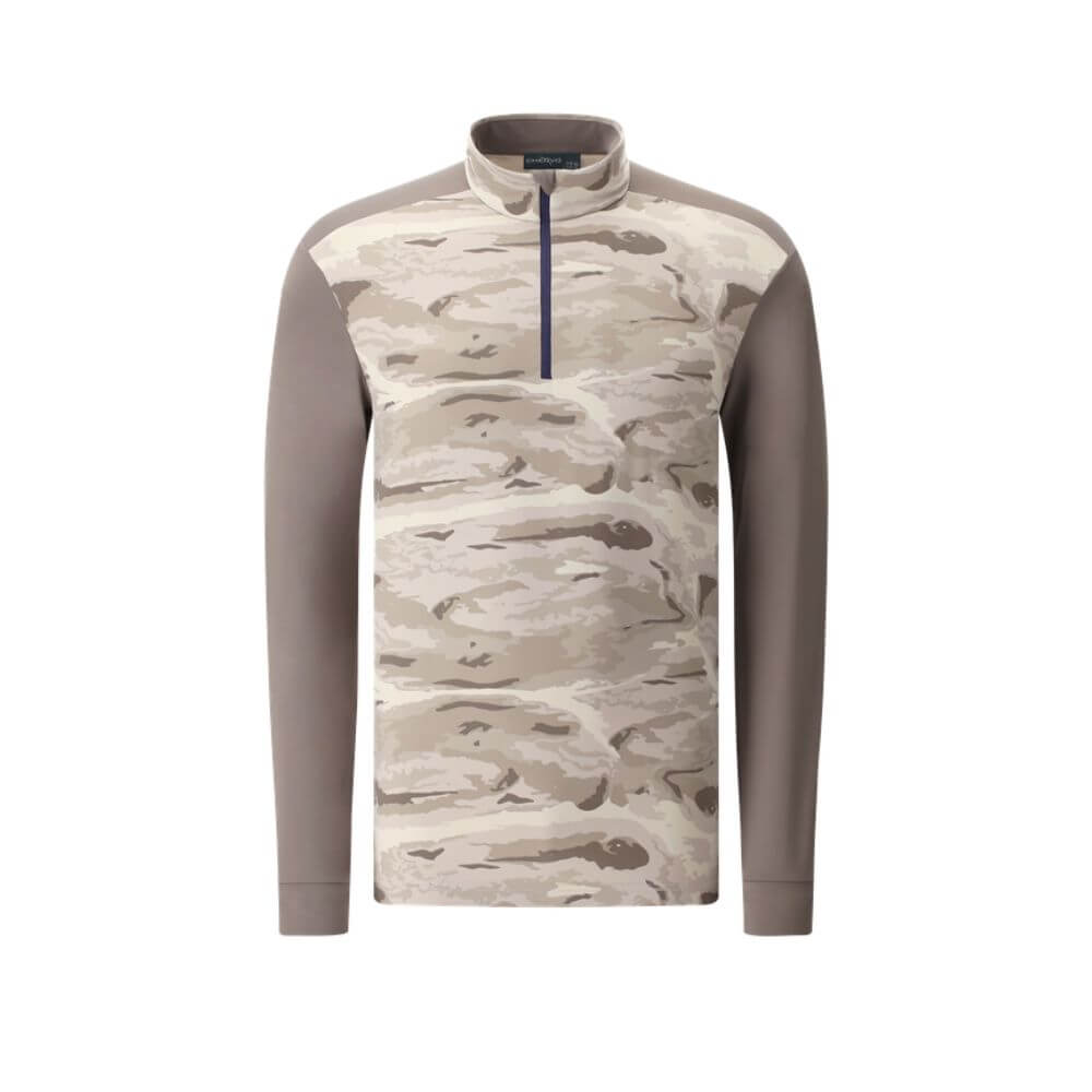 TROTTER CAMO PRO THERM® Quarter Zip Pullover - Lightweight Fleece Lined Thermal Shirt for Men - Perfect for Hunting, Hiking & Outdoor Adventures