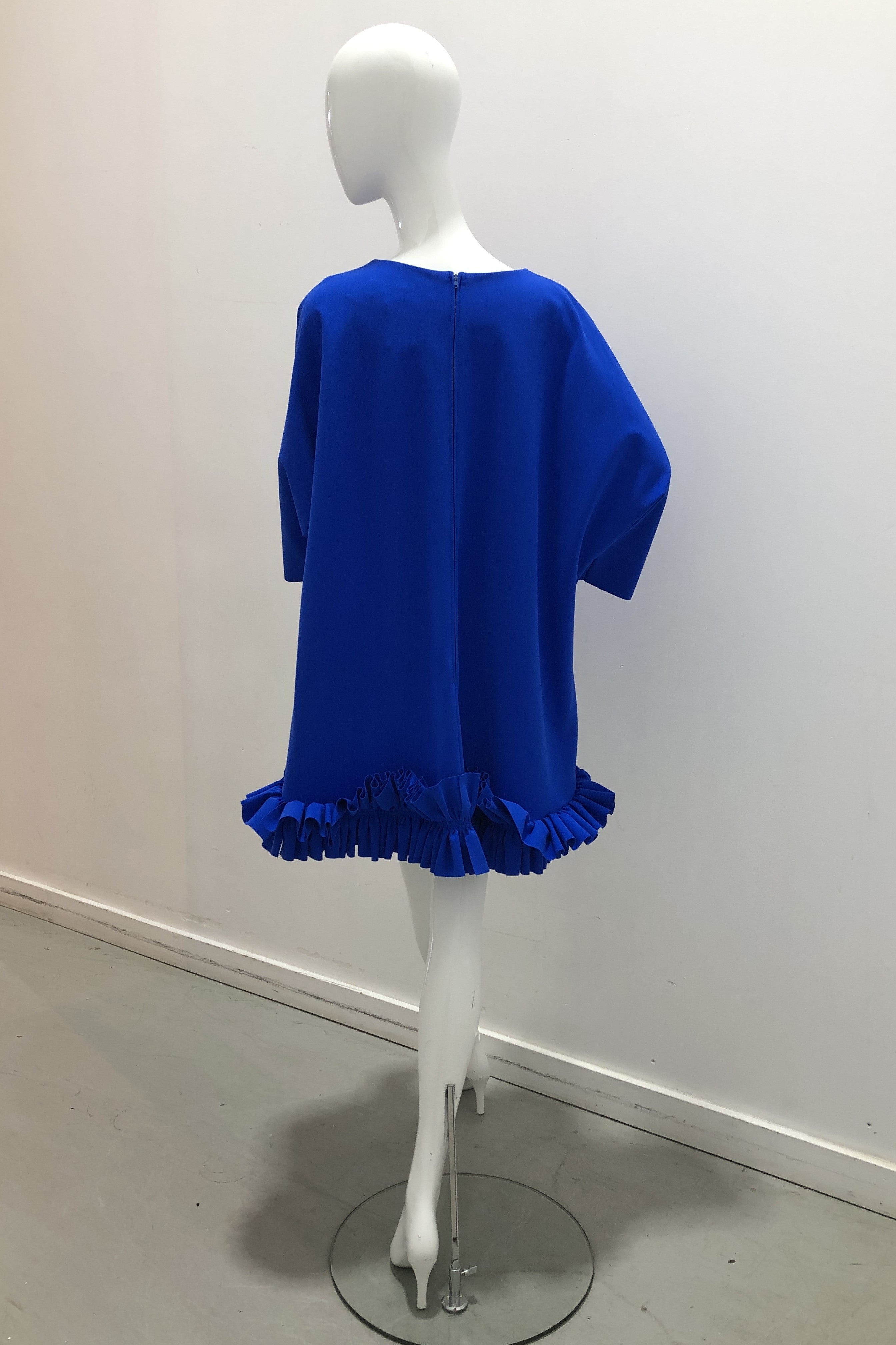 Greta Constantine Fougere Ruffle Trim Tunic Dress for Women | Elegant Flowy Blouse Top | Perfect for Office, Cocktail Parties & Date Nights