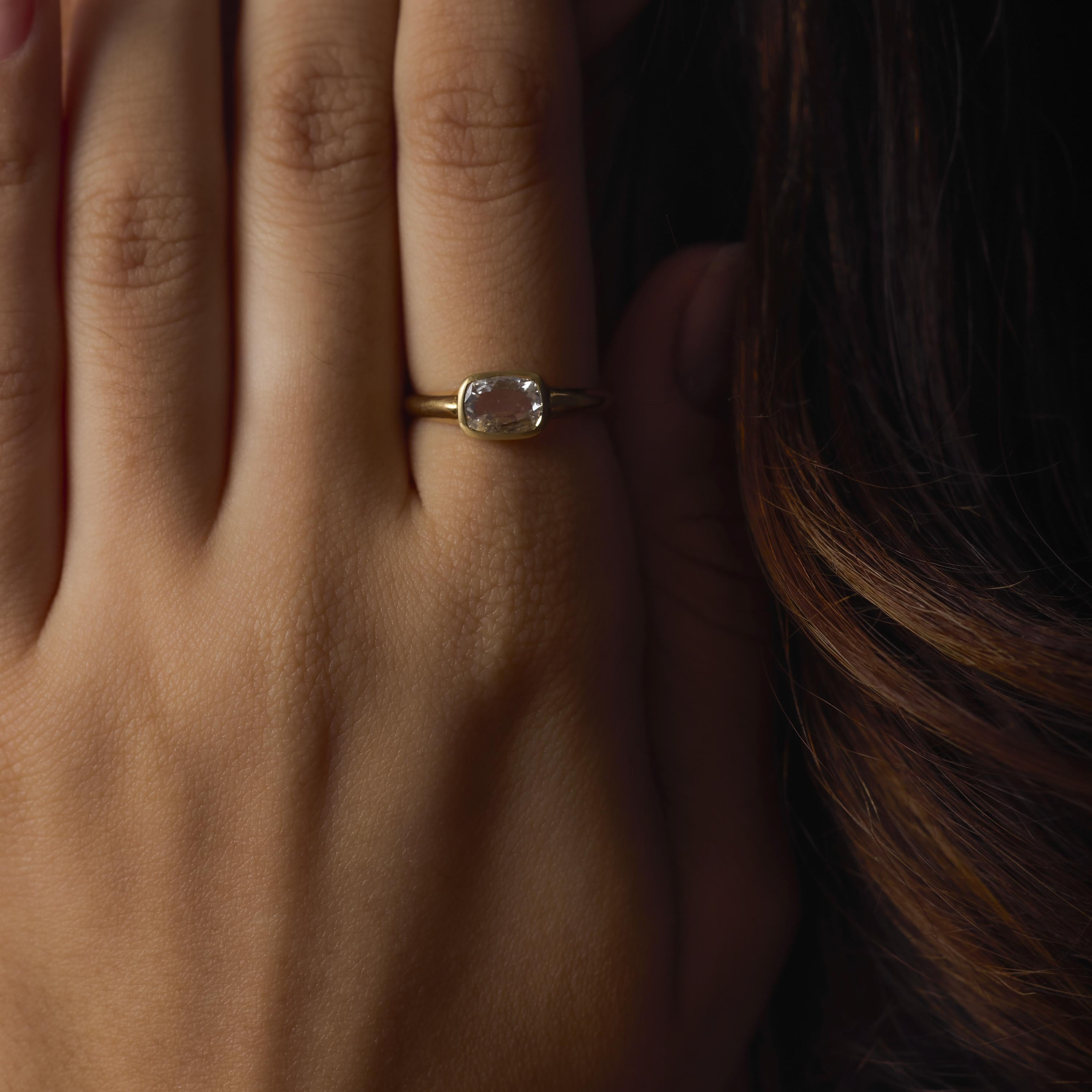 Vintage GIA Certified 0.92 Carat Old Mine Cut Diamond 18K Yellow Gold Engagement Ring for Women - Perfect for Proposals, Anniversaries & Special Occasions