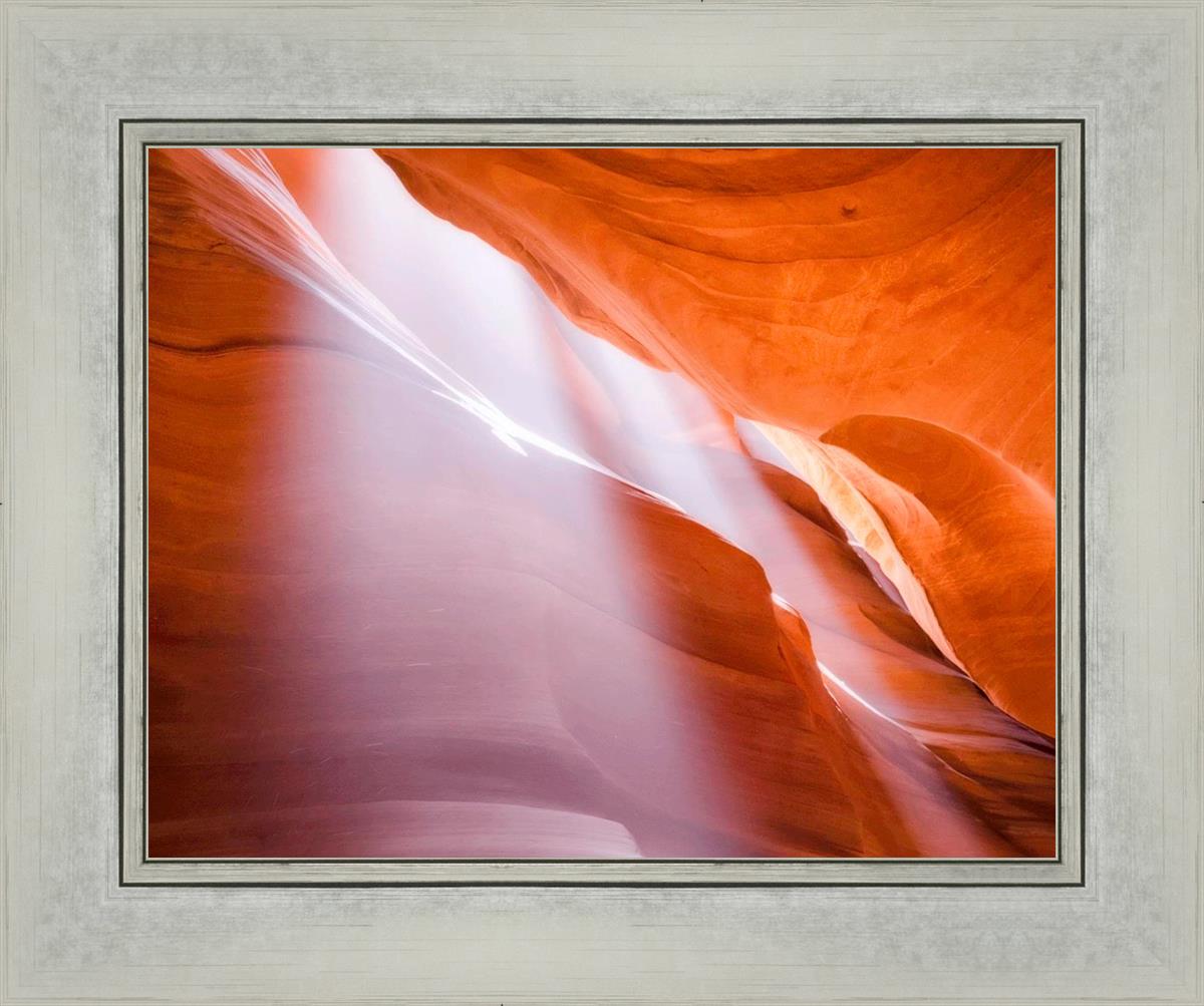 Stunning Antelope Canyon Light Shafts Wall Art - Natural Sunbeam Photography Print for Home & Office Decor - Perfect for Living Rooms, Bedrooms & Workspaces