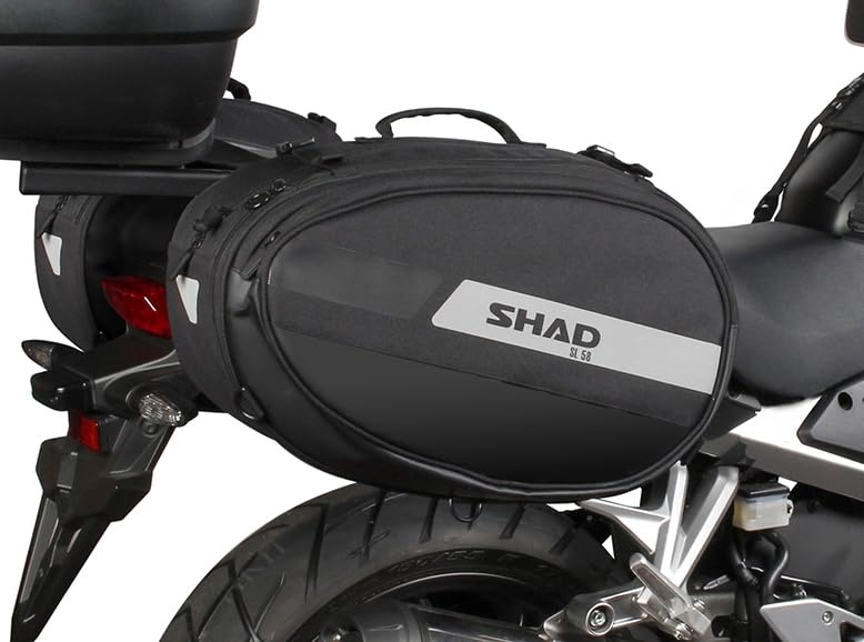 X0sl58 Motorcycle Saddle Bags & Side Bags - Waterproof SL58 Leather Storage for Cruiser Bikes - Perfect for Long Rides & Road Trips