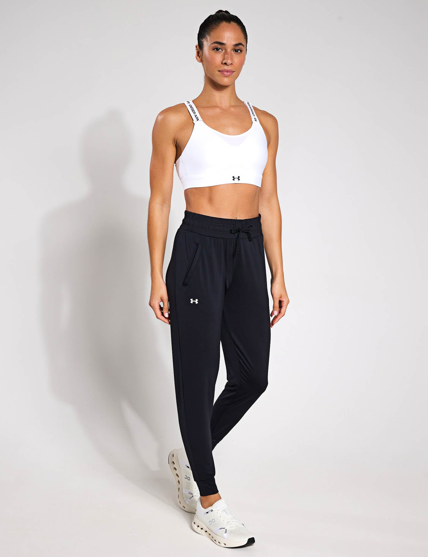 UA Tech Pants for Men & Women - Comfortable Athletic Joggers in Black & White | Perfect for Workouts, Running & Casual Wear