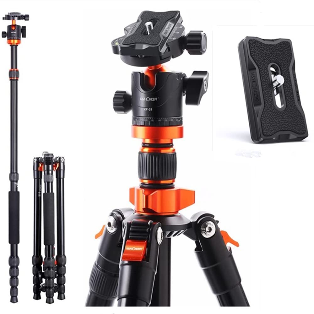 68 Inch Professional Camera Tripod with Quick Release Plate - Heavy Duty Aluminum Tripod Stand for DSLR Cameras, Video Shooting, Photography & Vlogging (Ideal for Travel, Outdoor & Studio Use)