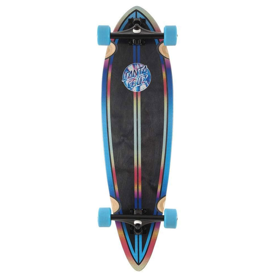 Santa Cruz Skateboard Iridescent Dot Pintail Cruzer 33