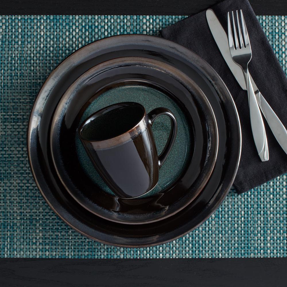 Premium Jade Dinnerware Set - Elegant 16-Piece Porcelain Tableware for Fine Dining | Perfect for Weddings, Anniversaries & Upscale Dinner Parties