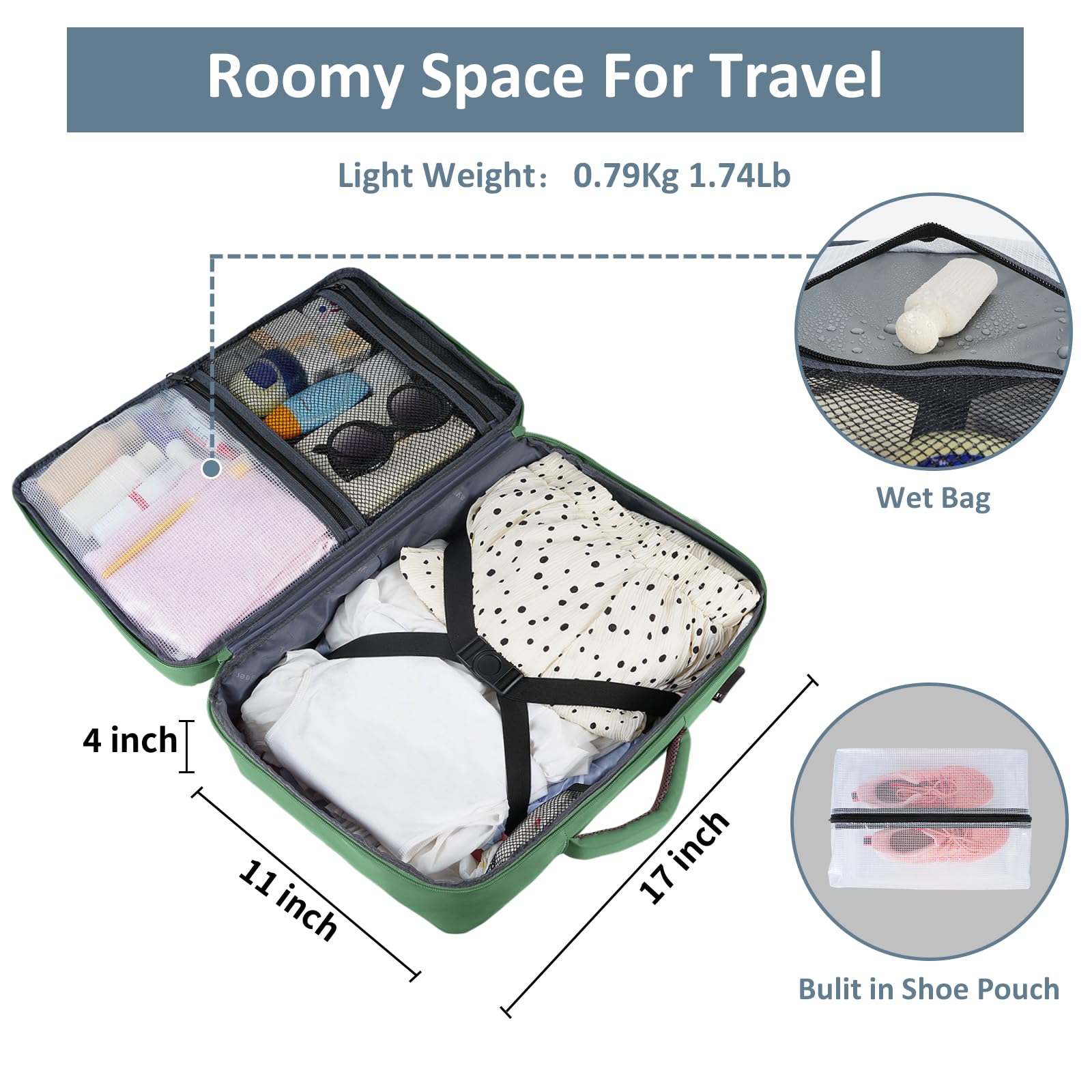 TSA Approved Travel Backpack with USB Port - Carry On for Women & Men - Perfect for Air Travel & Commuting