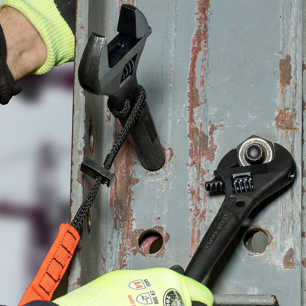 Klein Tools 3227 Adjustable Wrench 10-Inch for Construction & Plumbing