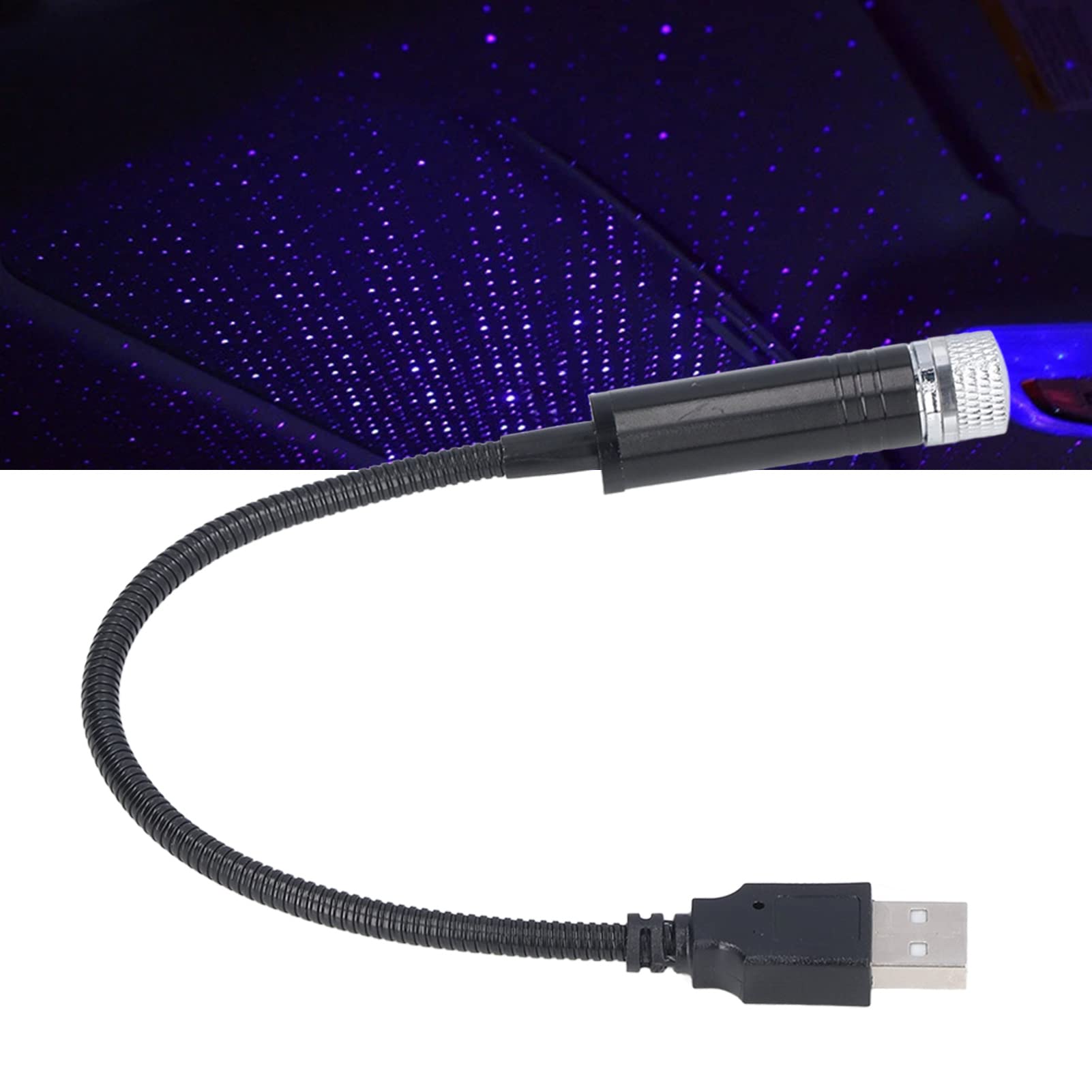 USB Star Night Light Projector - Romantic LED Galaxy Projector for Bedroom, Car, Ceiling Decor | Perfect for Kids Room, Date Nights, Relaxation & Home Ambiance
