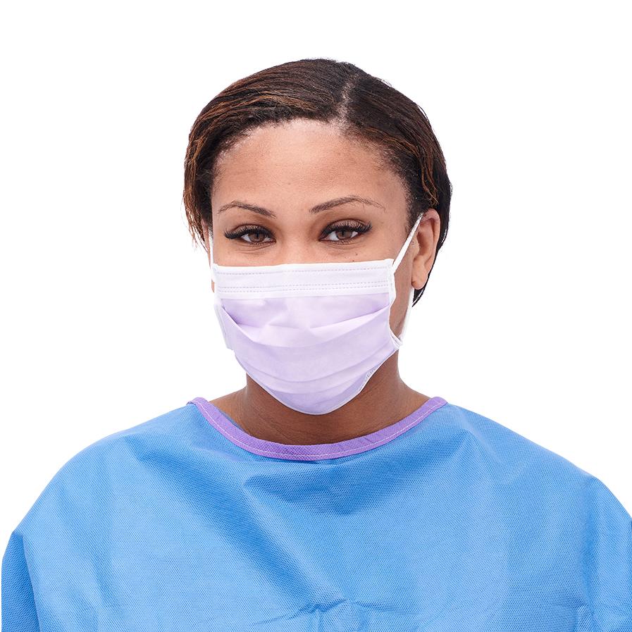 ASTM Level 3 Disposable Face Masks with Comfortable Ear Loops - 50 Pack | 3-Ply Medical Grade Protection for Healthcare, Dental & Office Use