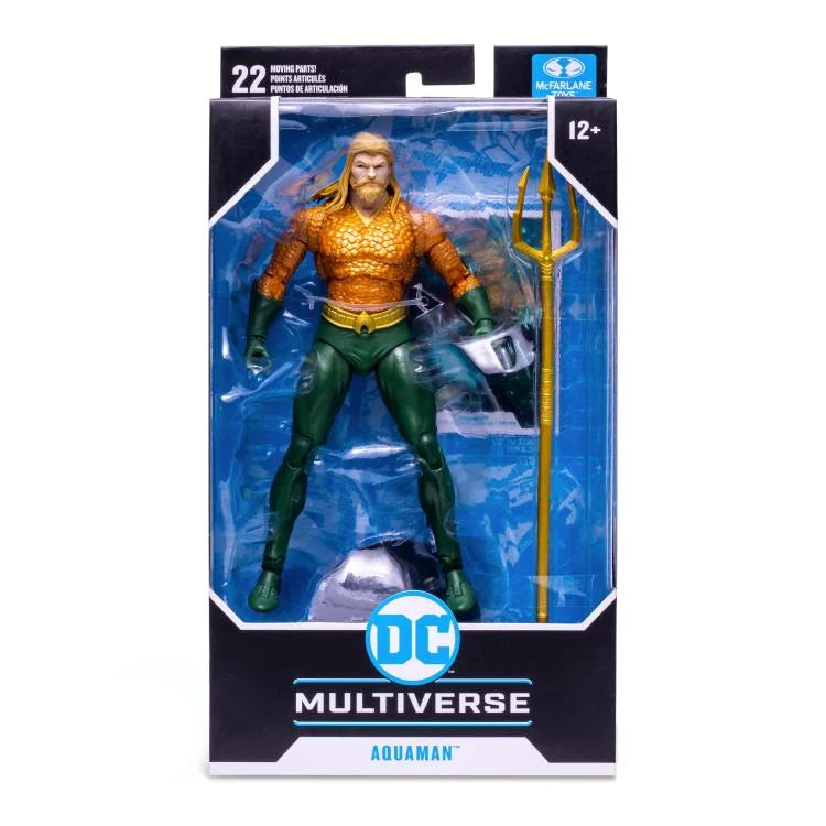 DC Multiverse Aquaman Action Figure - 7-Inch Collectible with Accessories - Perfect for Display, Gifts, and Comic Book Fans
