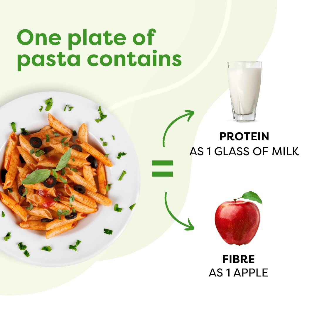 Organic Millet Macaroni & Penne Pasta - All Natural, High Protein & Iron Rich | Slow Dried, High Fiber | No Preservatives, No Maida, No Junk | Healthy Gluten-Free Pasta for Vegan, Keto & Weight Loss Diets | Perfect for Salads, Soups & Italian Dishes