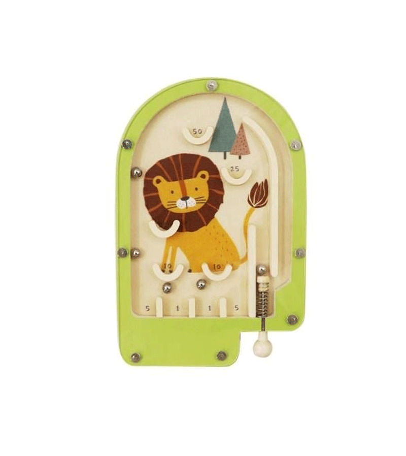 Wooden Animal Pinball Game - Fun Educational Toy for Kids | Handmade Wooden Marble Maze Game for Children's Cognitive Development - Perfect for Birthday Gifts, Classroom Rewards & Family Game Nights