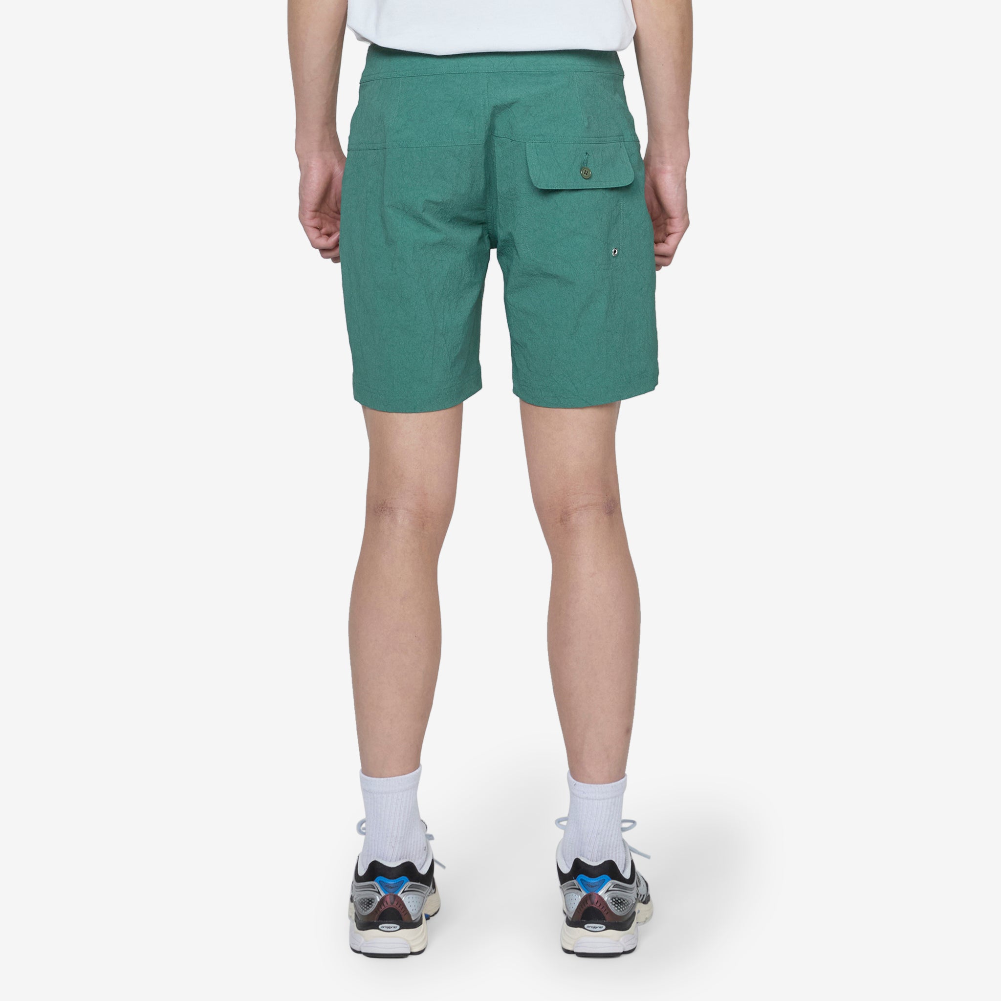 Quigg Men's Quick-Dry Swim Trunks - Green - Comfortable & Stylish Board Shorts for Swimming, Surfing & Beach Activities