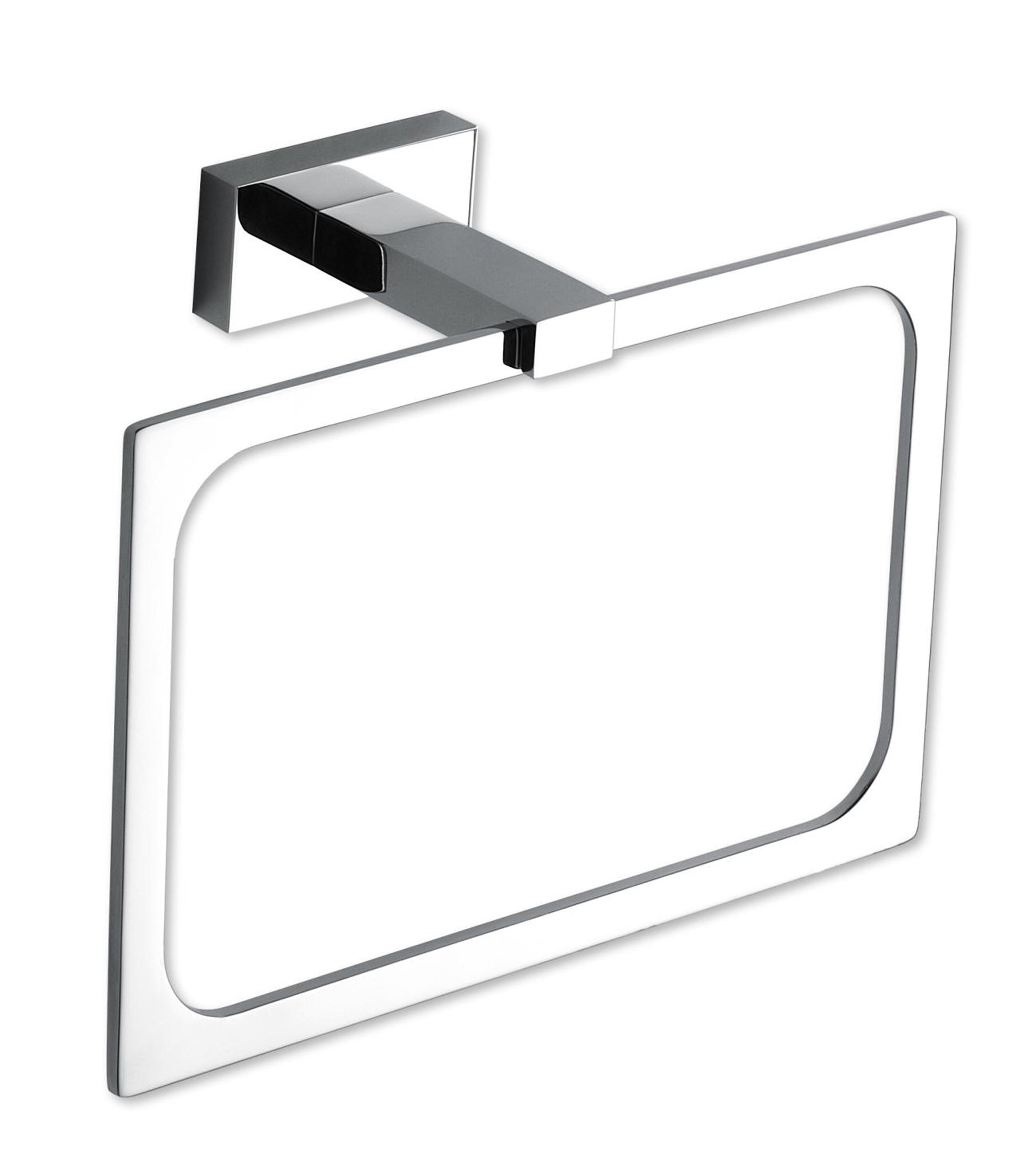 Atlas Homewares AXTR-CH Axel Towel Ring, Polished Chrome - Modern Bathroom Accessory for Hand & Face Towels, Perfect for Home & Hotel Decor