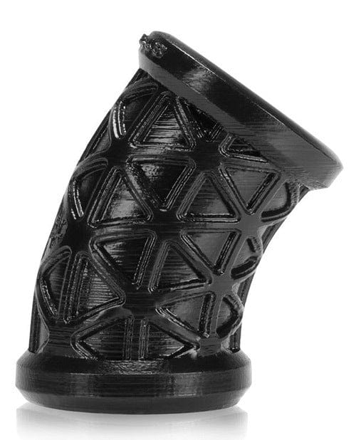 Oxballs Morph Ball Stretcher - Black Silicone Testicle Weight for Men | Comfortable Scrotum Stretching Device for BDSM, Fetish & Male Enhancement (Gym, Bedroom, Adult Play)