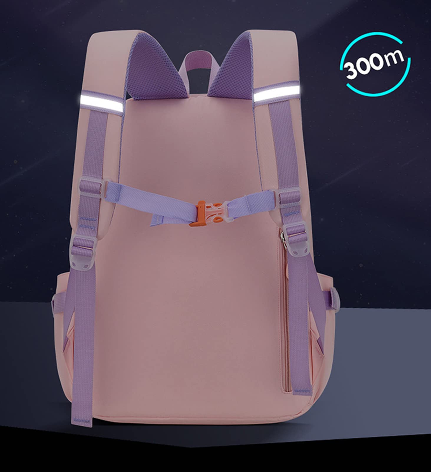Cute Bunny Backpack for Girls - Kawaii Waterproof School Bag & Laptop Backpack in Pink - Perfect for School, Travel & Everyday Use
