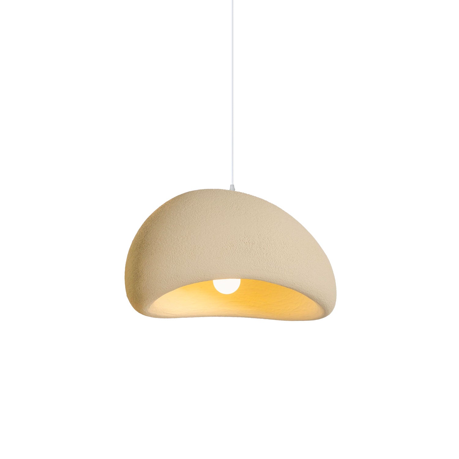Beige & White Hanging Wire