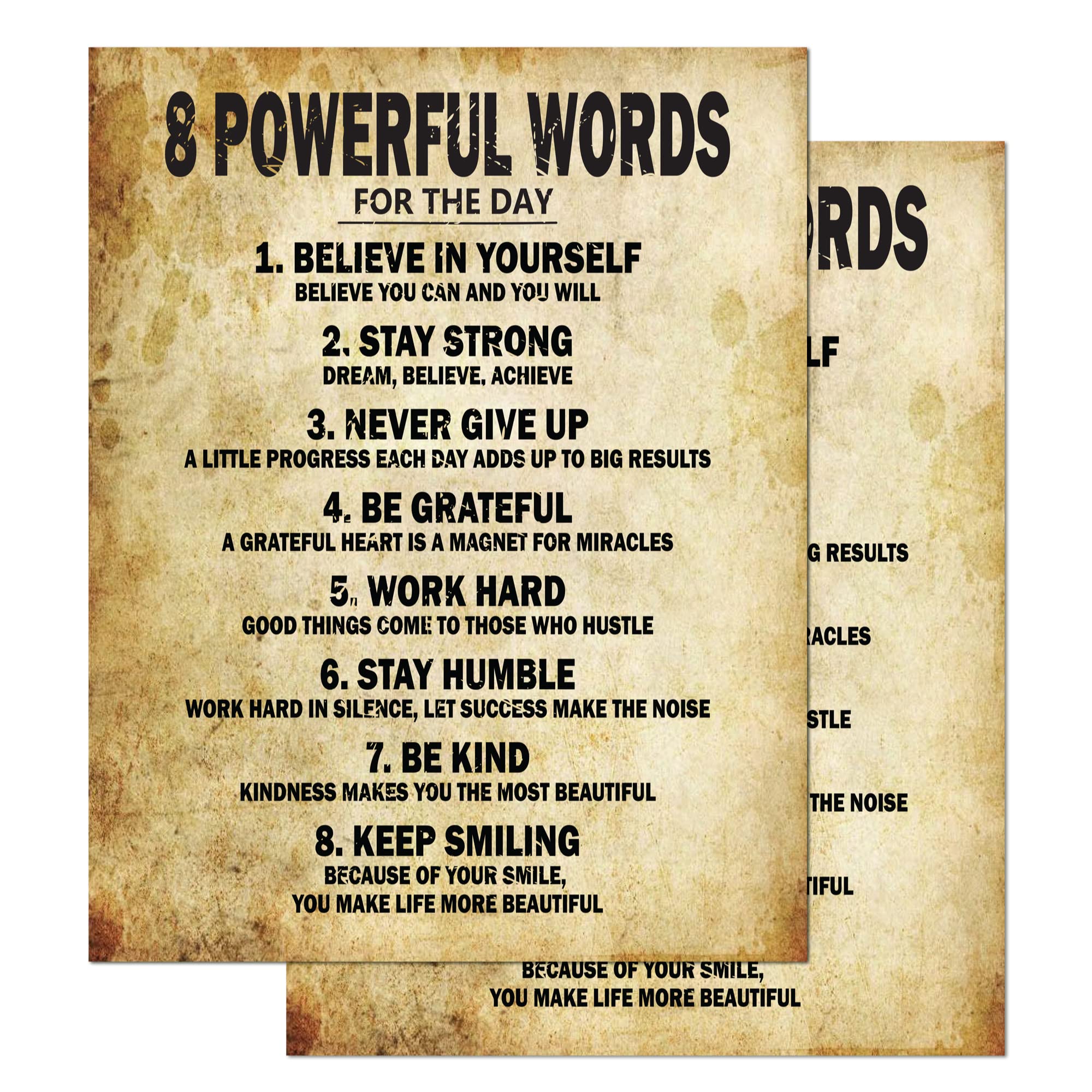 Positive Affirmations Wall Art - 11x14