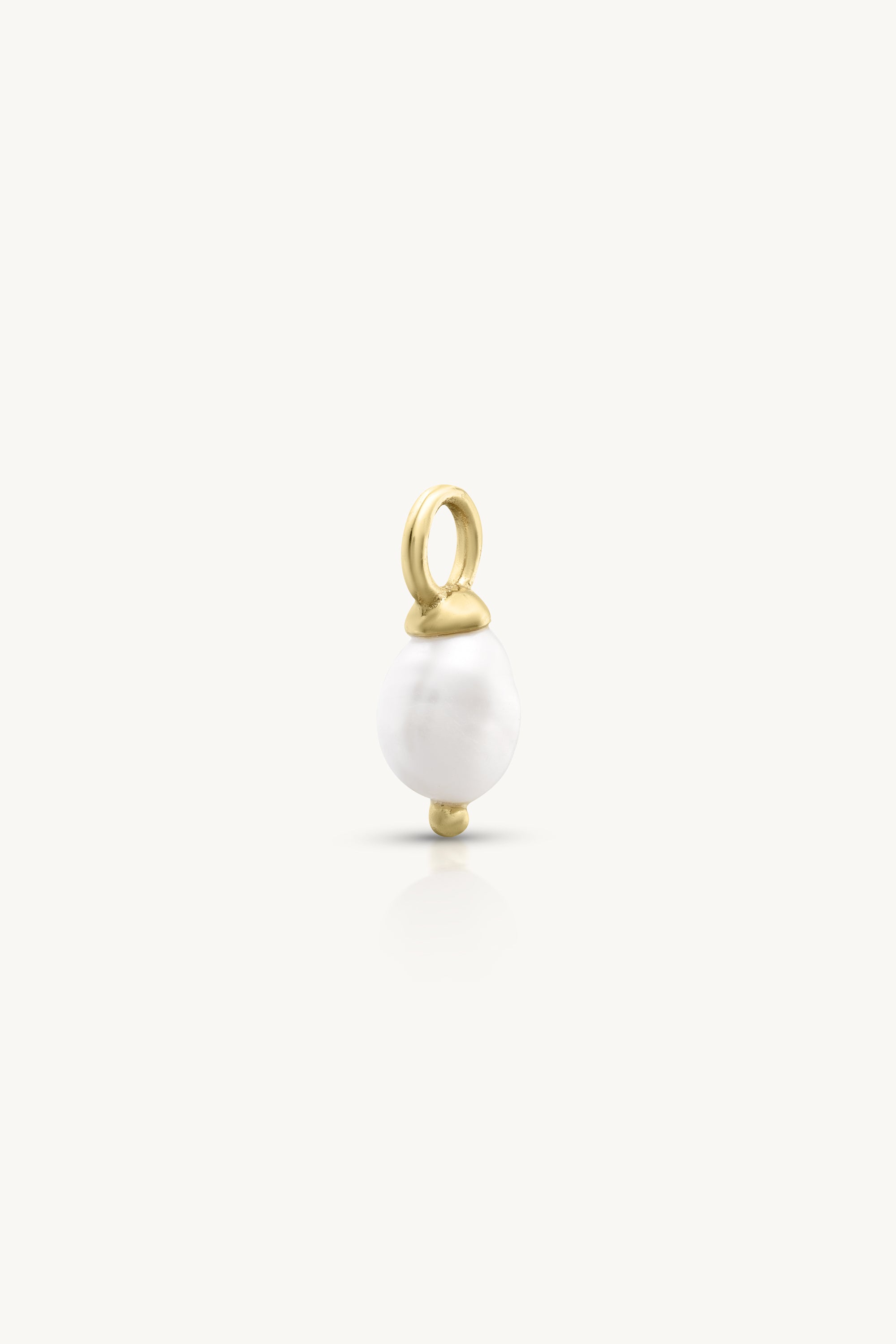 Elegant Pearl Gold Earring Charm - 14K Gold Plated Pearl Stud Earrings for Women | Perfect for Weddings, Parties & Special Occasions