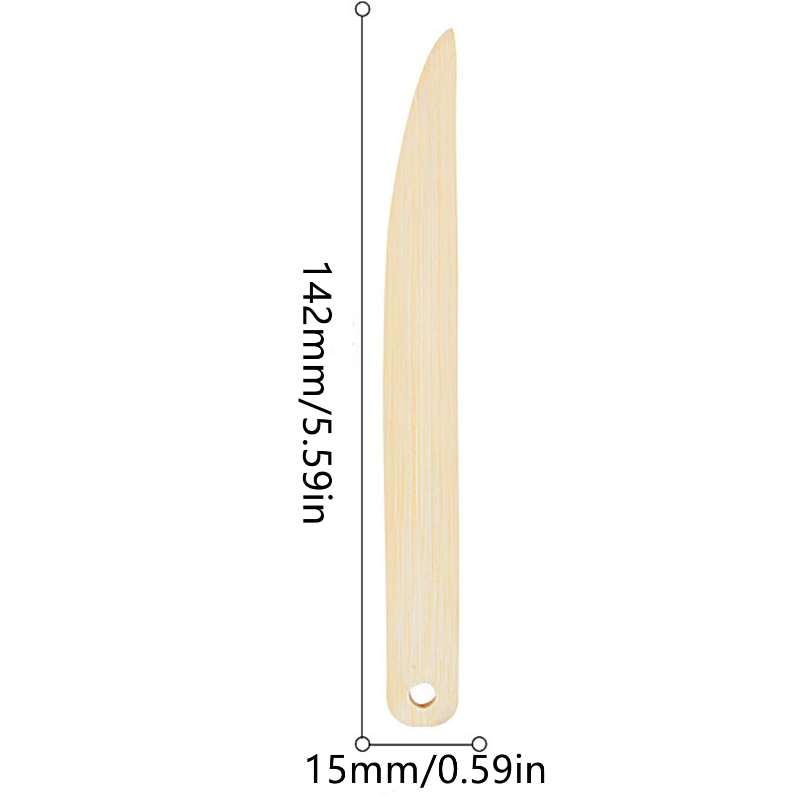4 Pack Bamboo Point Turner Seam Creaser - Professional Sewing Tool for Quilting, Dressmaking & Crafting - Perfect for Smooth Seams, Pressing Creases & Marking Fabric