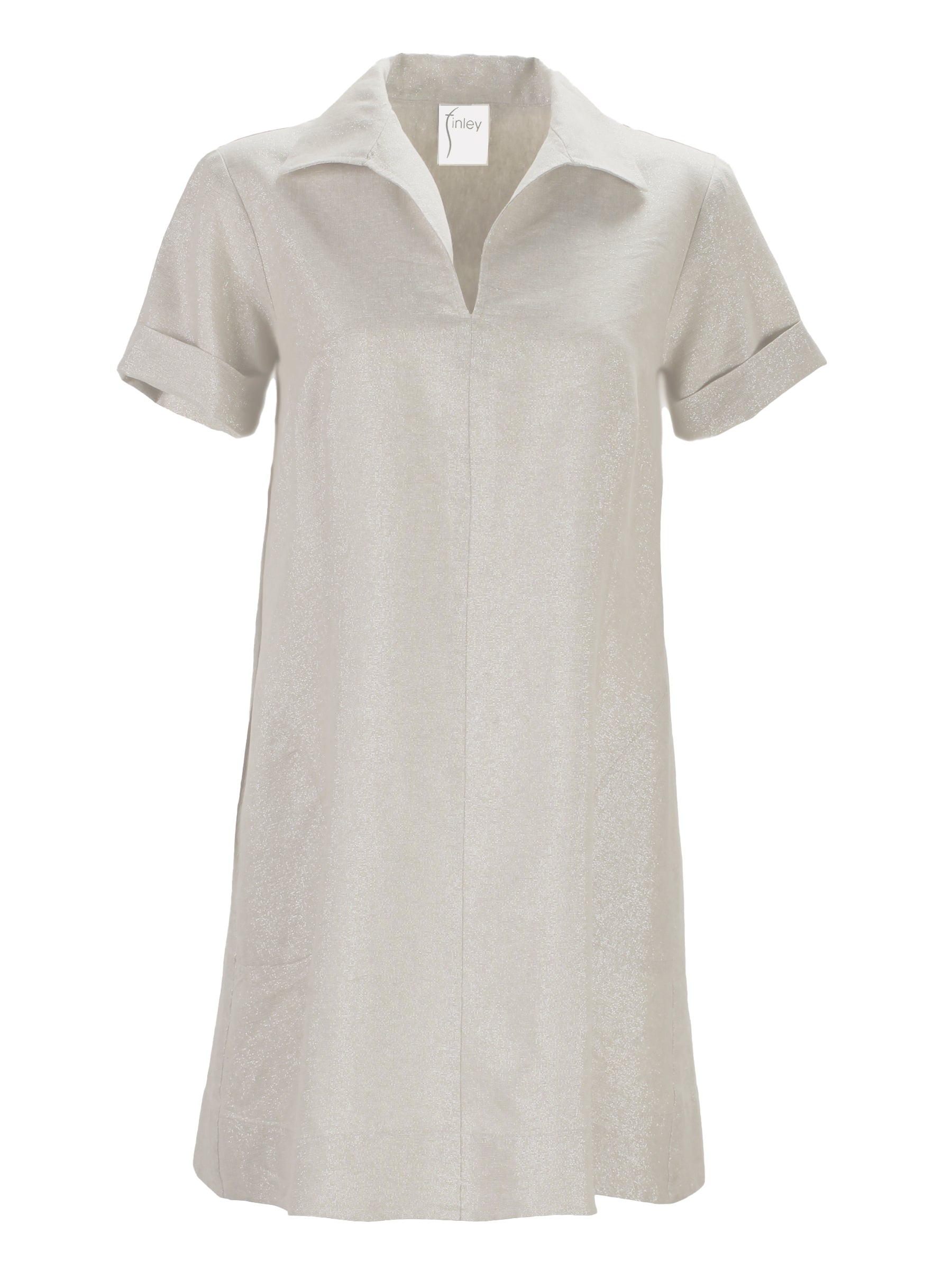 Marcia Blush Pink Linen Shirt Dress for Women - Elegant Designer Casual Wear for Office, Brunch & Summer Outings