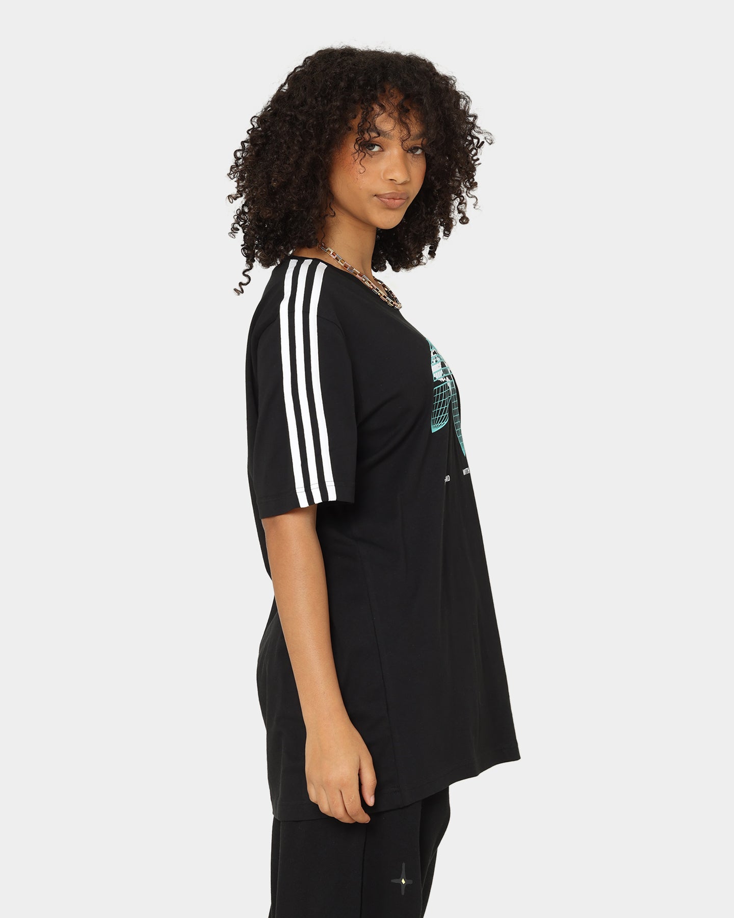 Adidas Graphics United T-Shirt for Men - Black Cotton Short Sleeve Tee - Casual Wear, Street Style & Gym Outfit