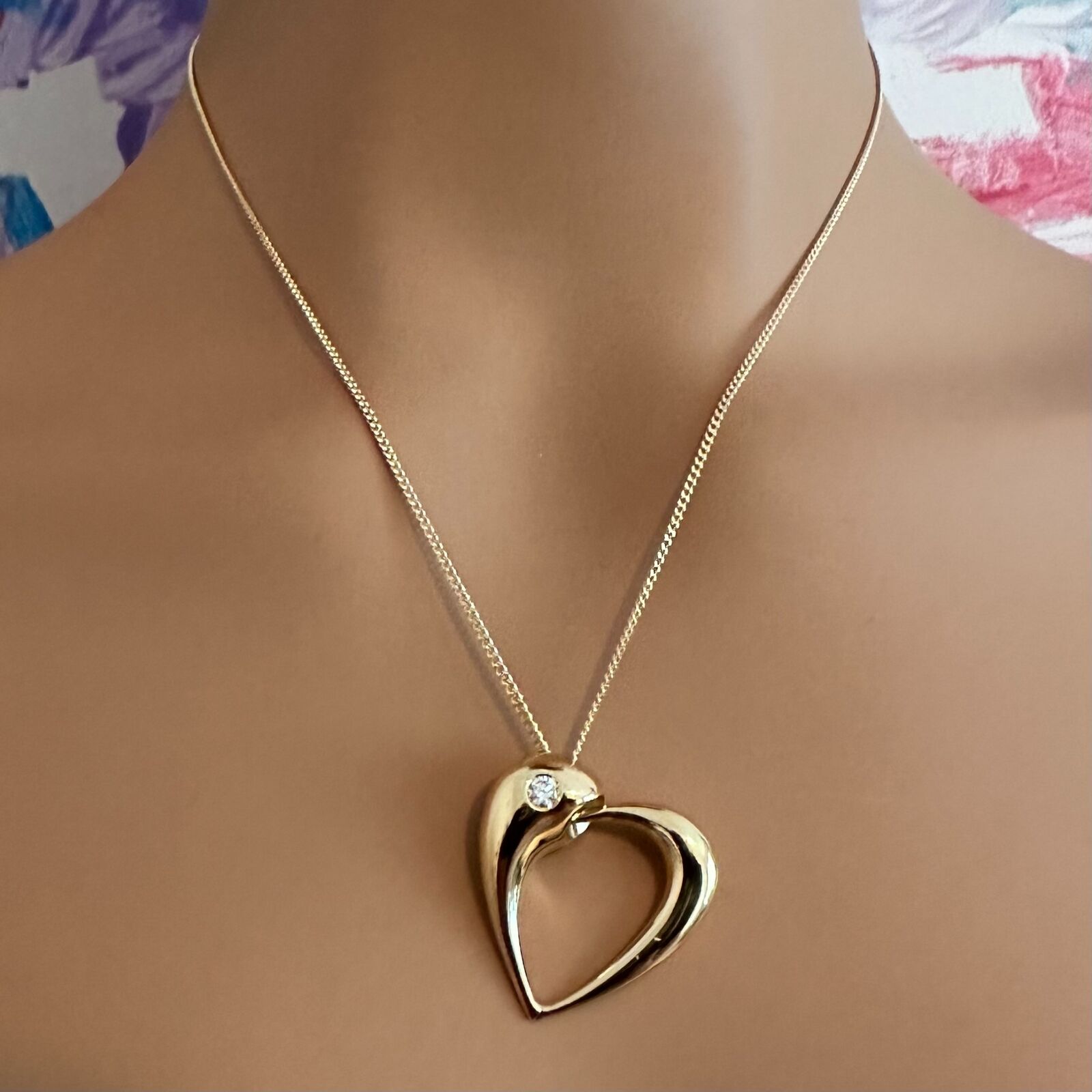 Georg Jensen 18K Yellow Gold Diamond Ouroboros Snake Necklace - Elegant Jewelry for Women, Perfect Gift for Anniversary & Special Occasions