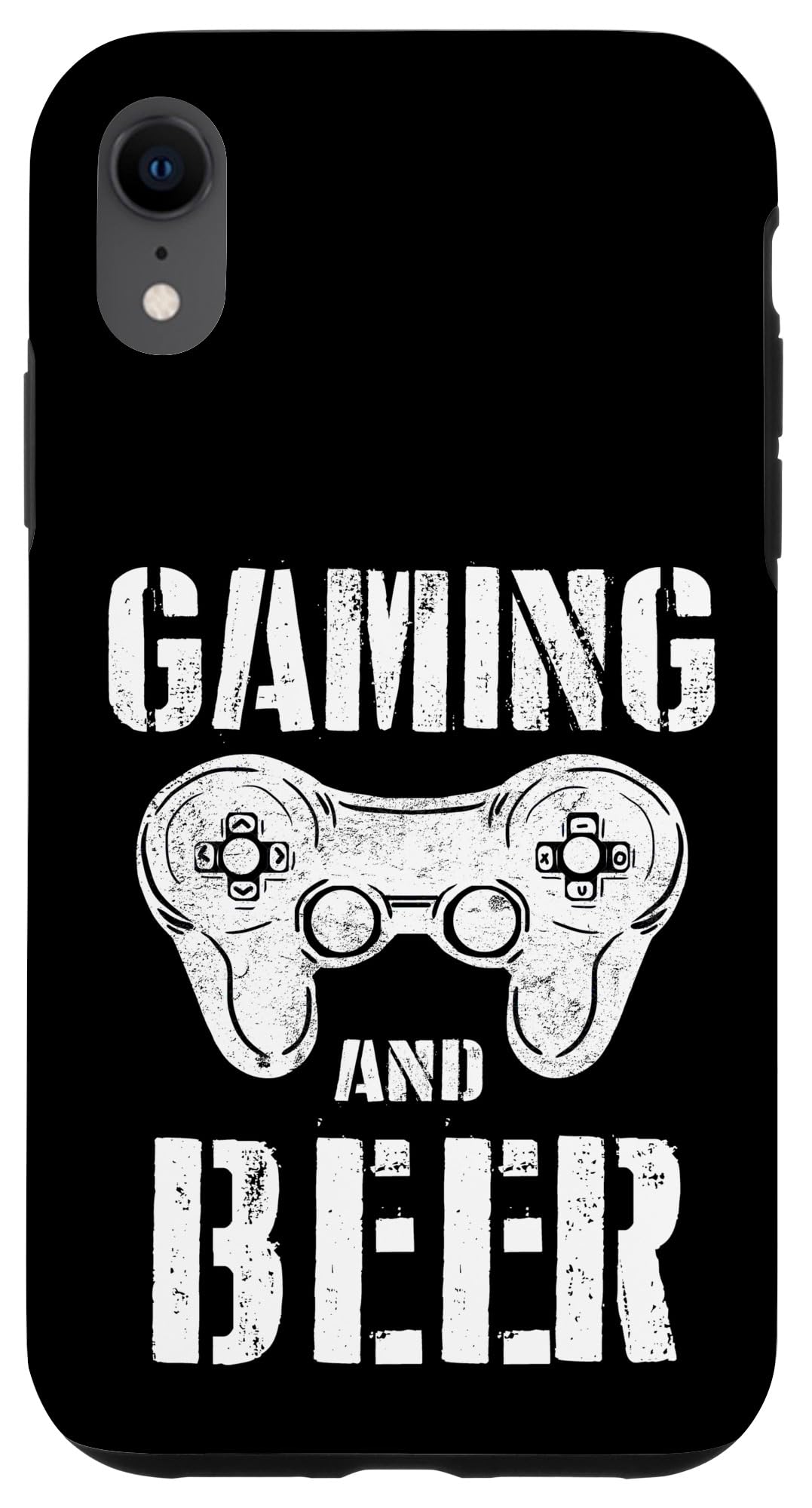 iPhone XR Gaming Case - Retro Video Game Controller Design for iPhone XR - Perfect Gift for Gamers & Beer Enthusiasts - Durable Protection for Gaming, Parties & Daily Use