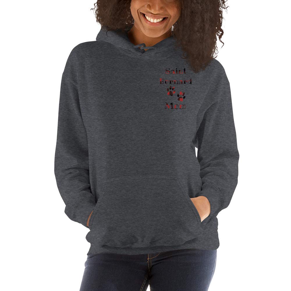 St. Bernard Hoodie Sweatshirt for Dog Lovers - Cozy Pullover with St. Bernard Design - Perfect Gift for St. Bernard Owners & Dog Moms - Great for Casual Wear, Dog Parks, and Cold Weather Outings